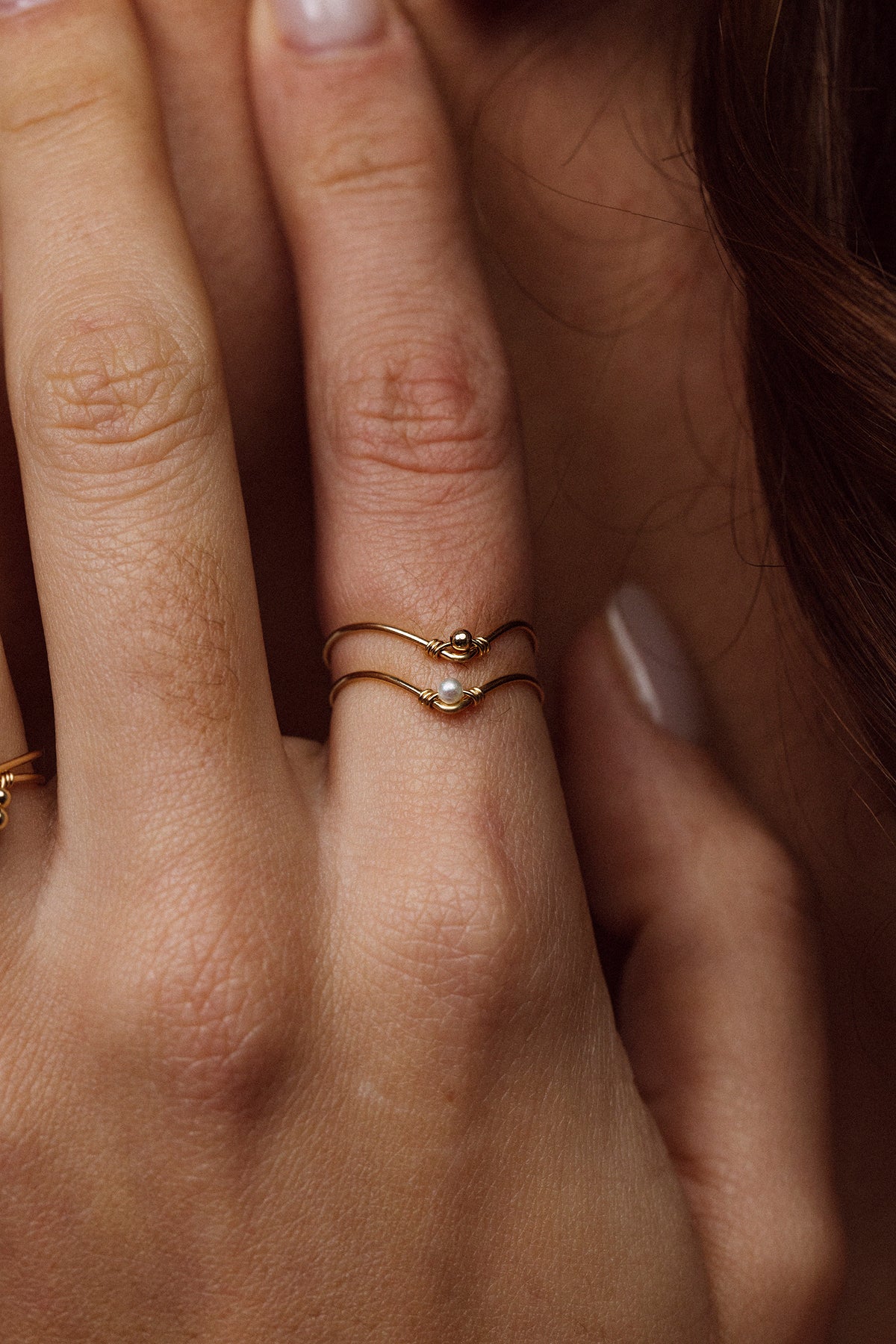 Bague Chevron - Perle de culture - Image 2