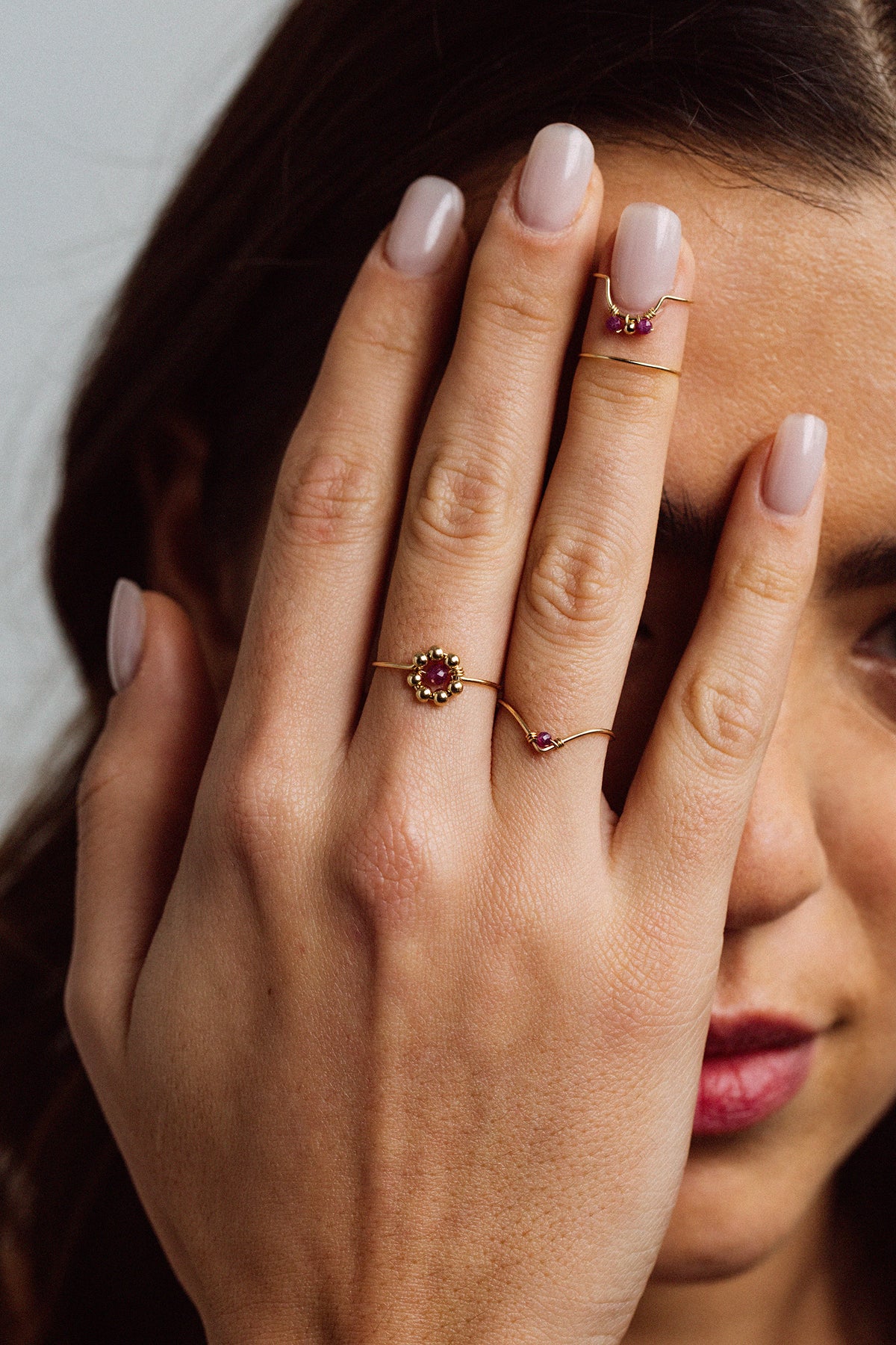 Bague Chevron - Rubis - Image 3