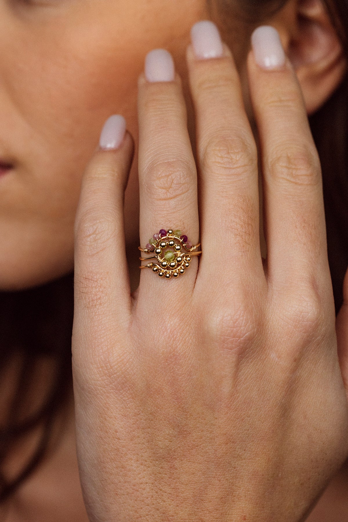 Bague Daisy - Peridot - Image 3
