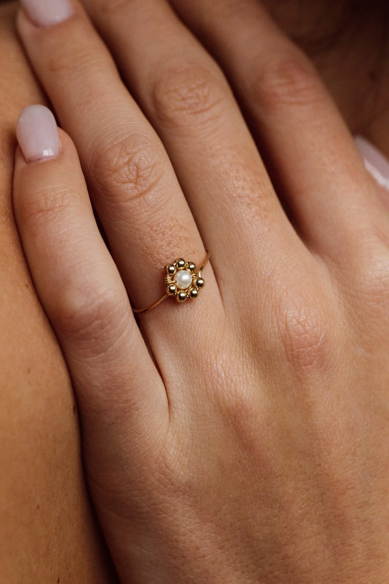 Bague Daisy - Perle de culture - Image 2