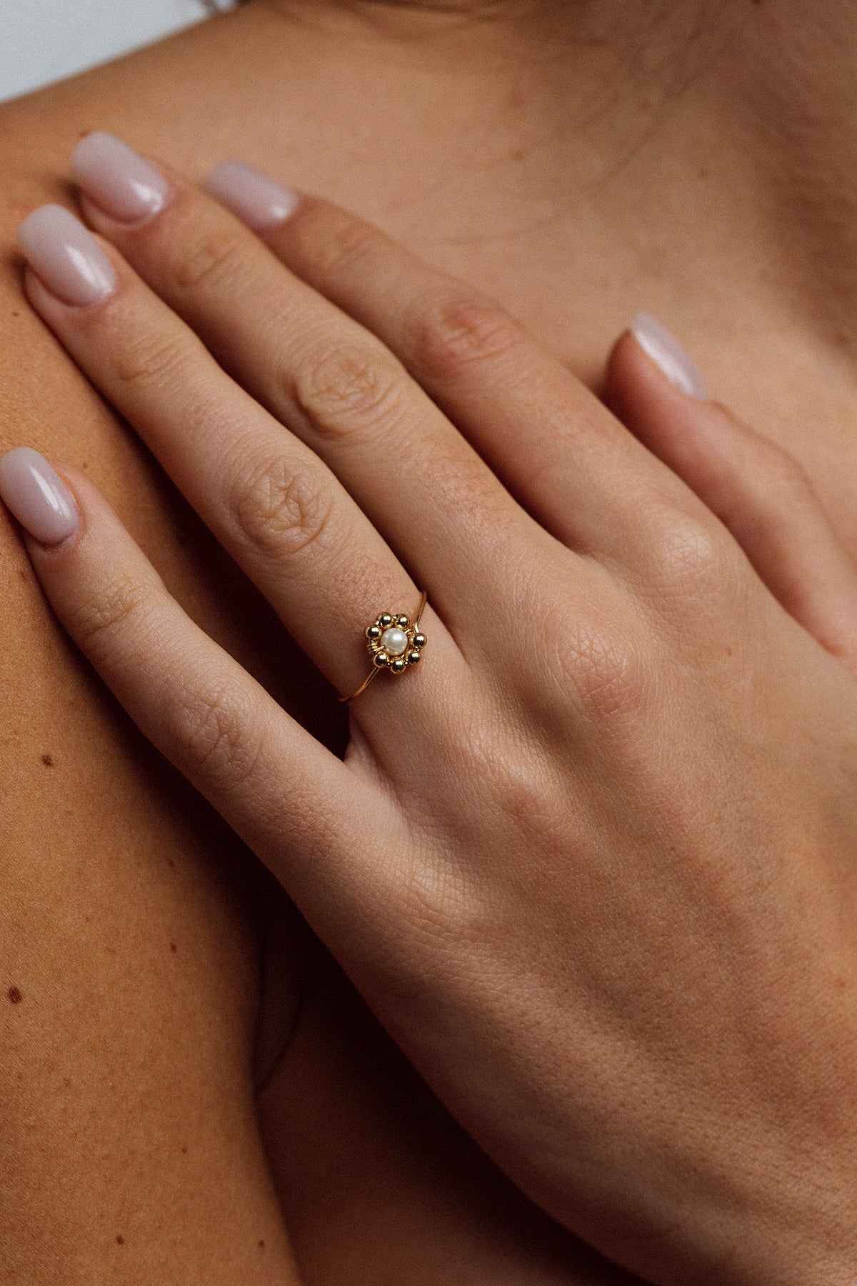 Bague Daisy - Perle de culture - Image 3