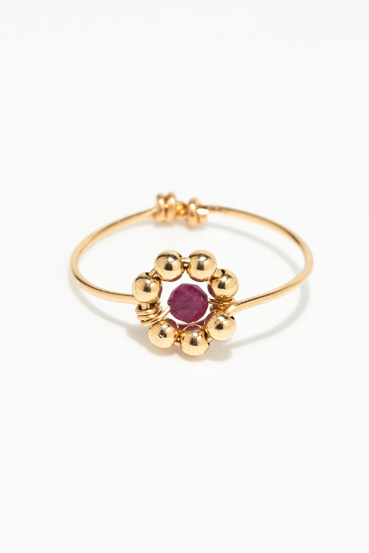 Bague Daisy - Rubis
