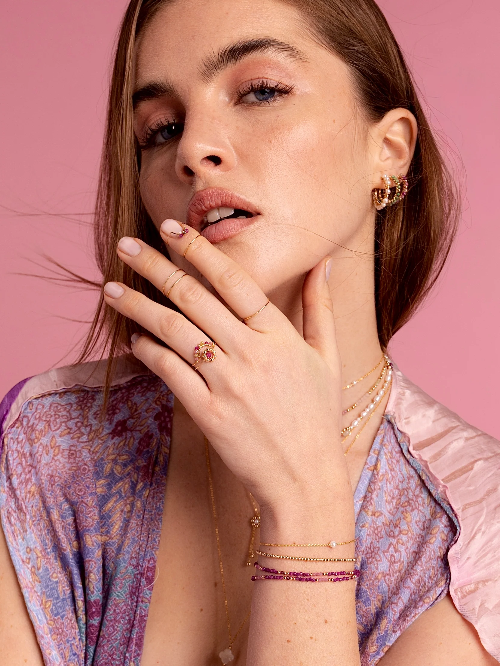 Bracelet - Collier Queen - Grenadine - Image 3