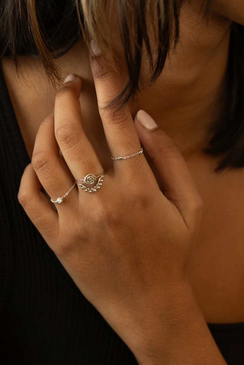 Bague Rosa - Argent - Image 3