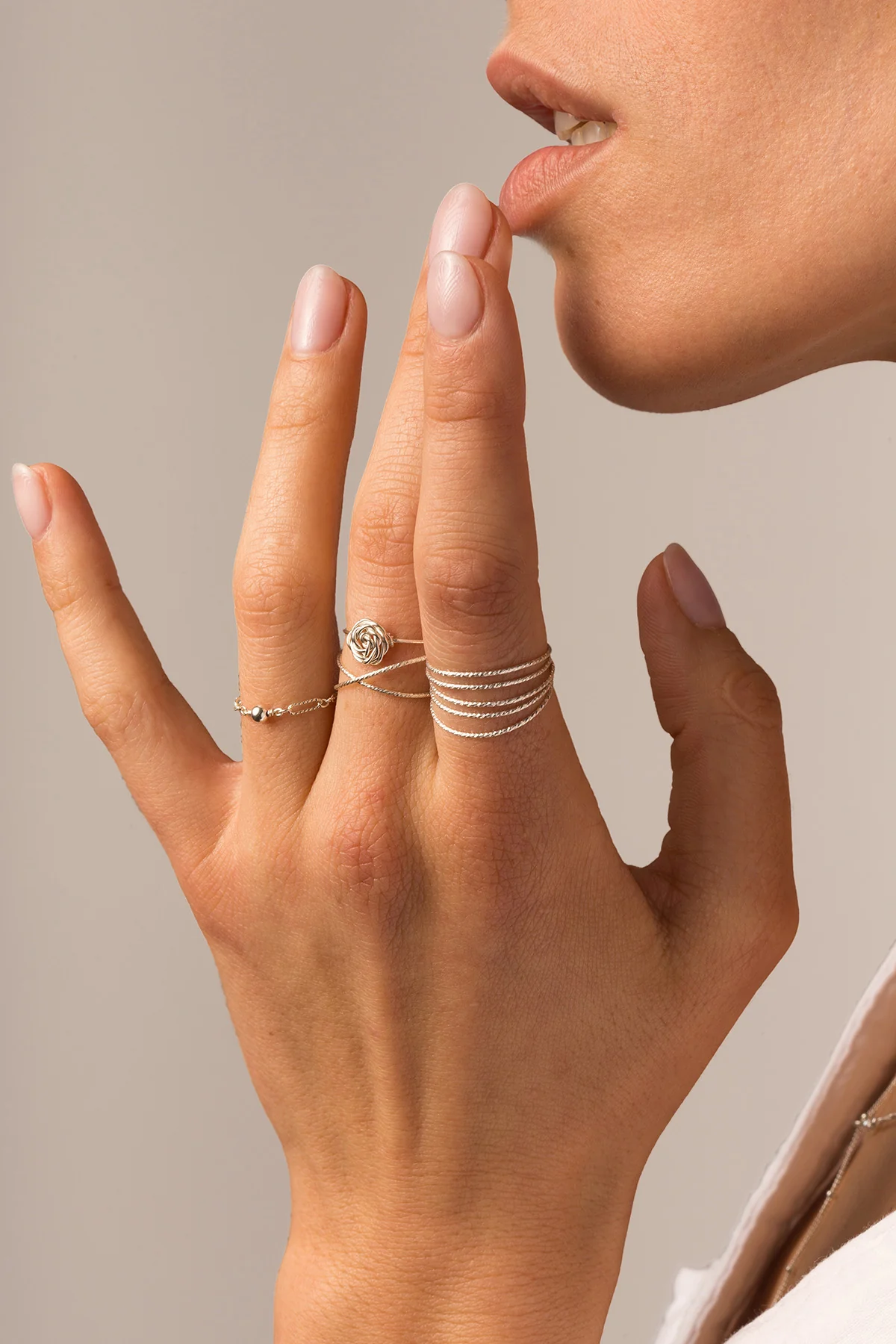 Bague Rosa - Argent - Image 4