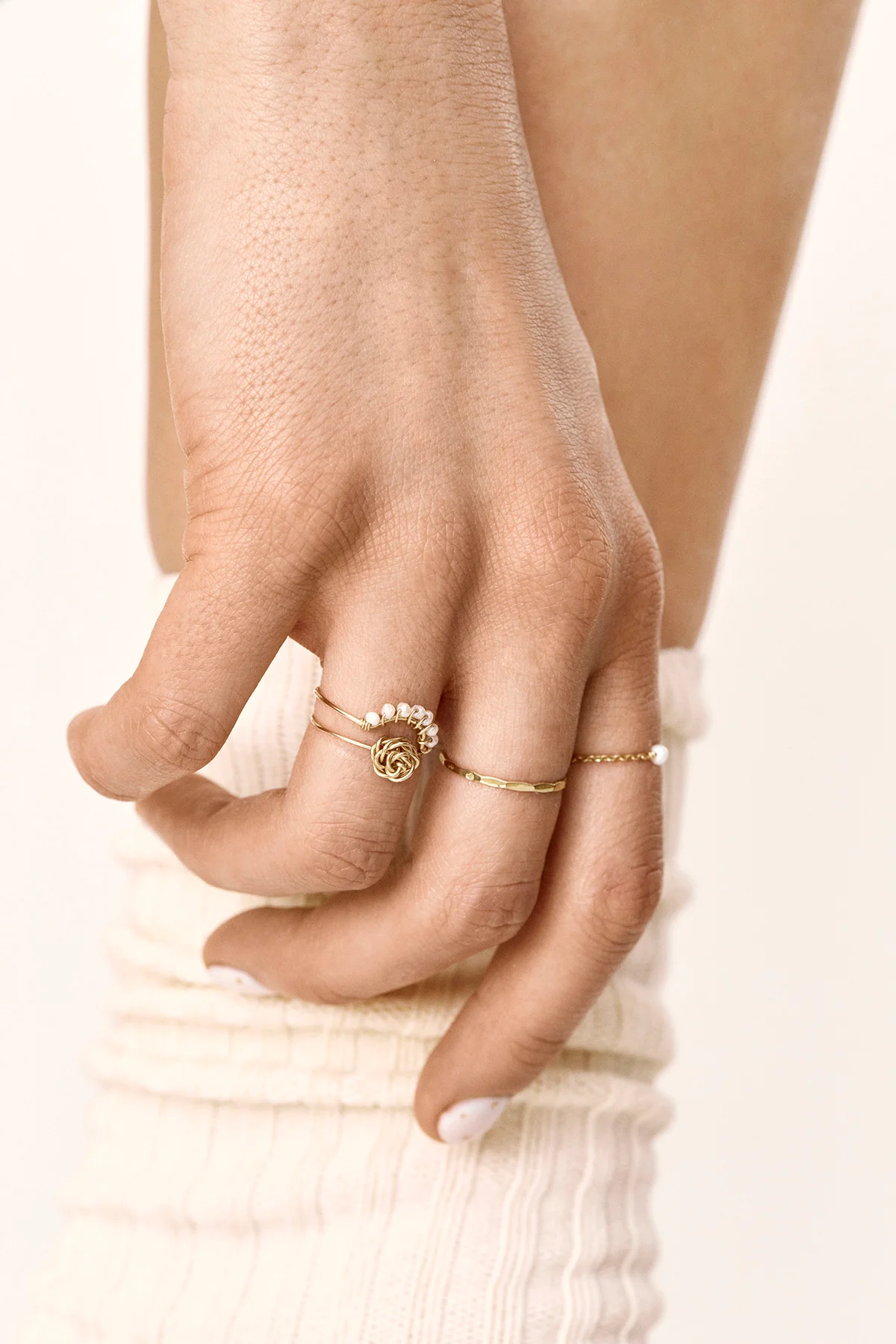 Bague Martelé diffus - Or 750‰ - Image 5