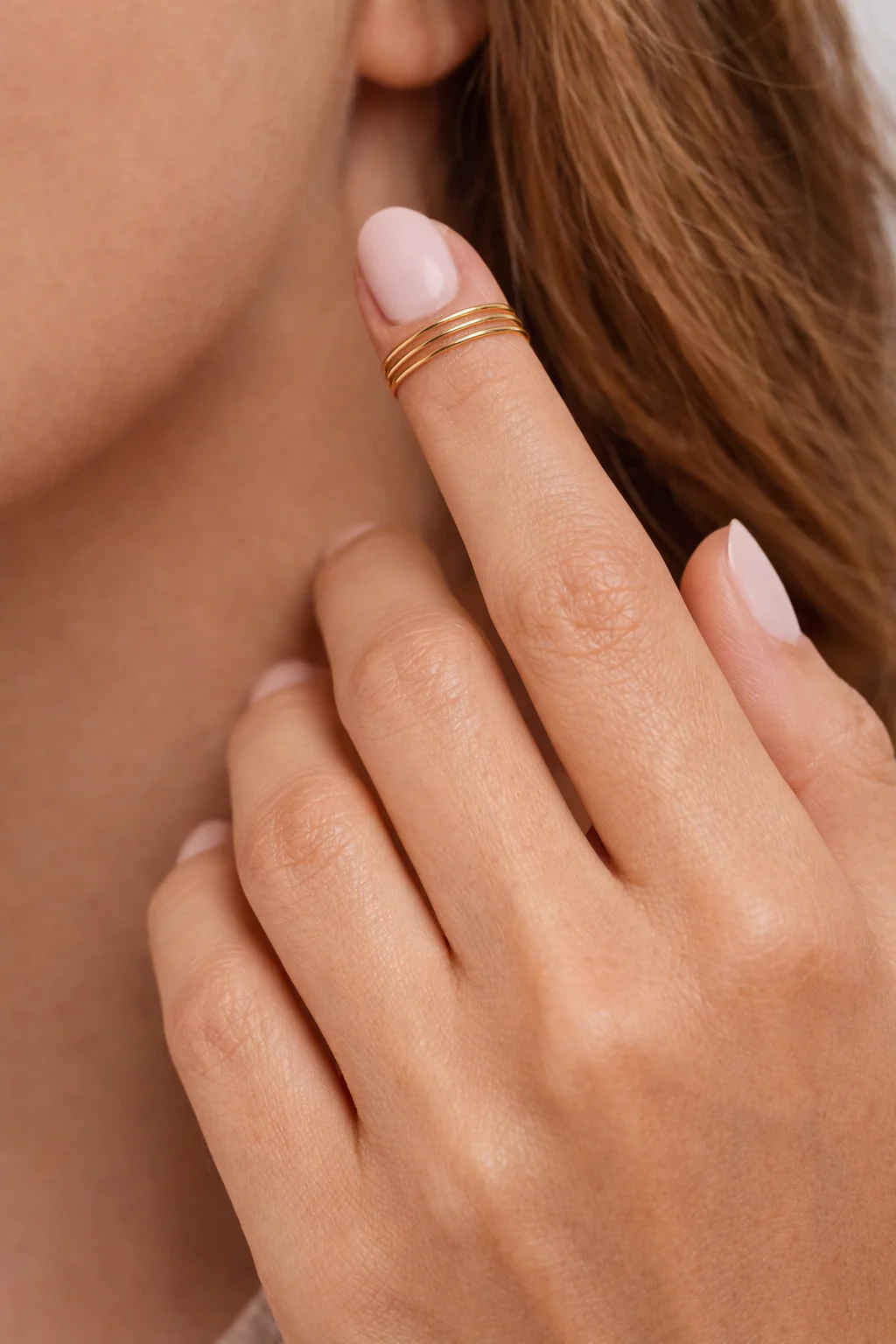 Bague phalange multirangs - Image 2