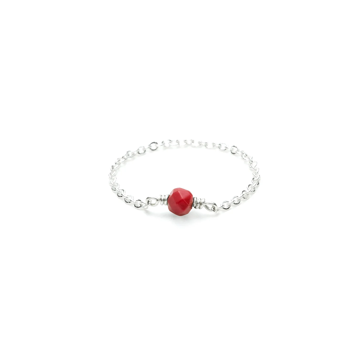 Bague chaînette Stella - Pierre - Image 4