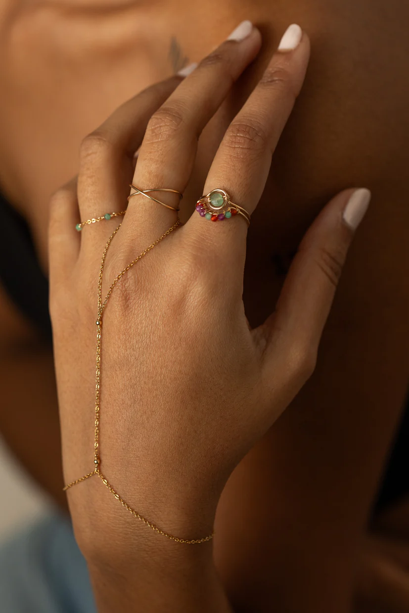Bague Swan - Aventurine - Image 6