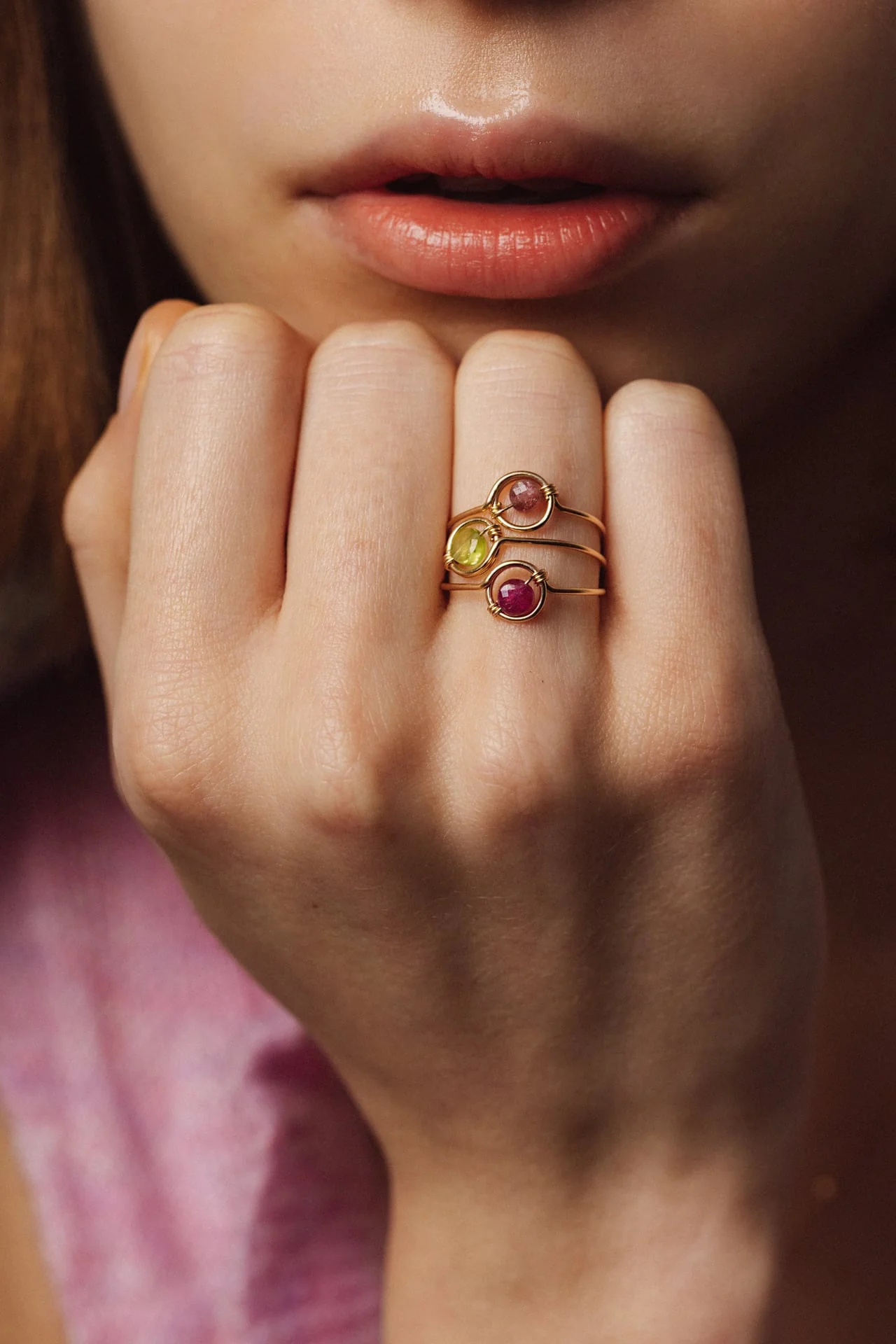 Bague Swan - Péridot - Image 3