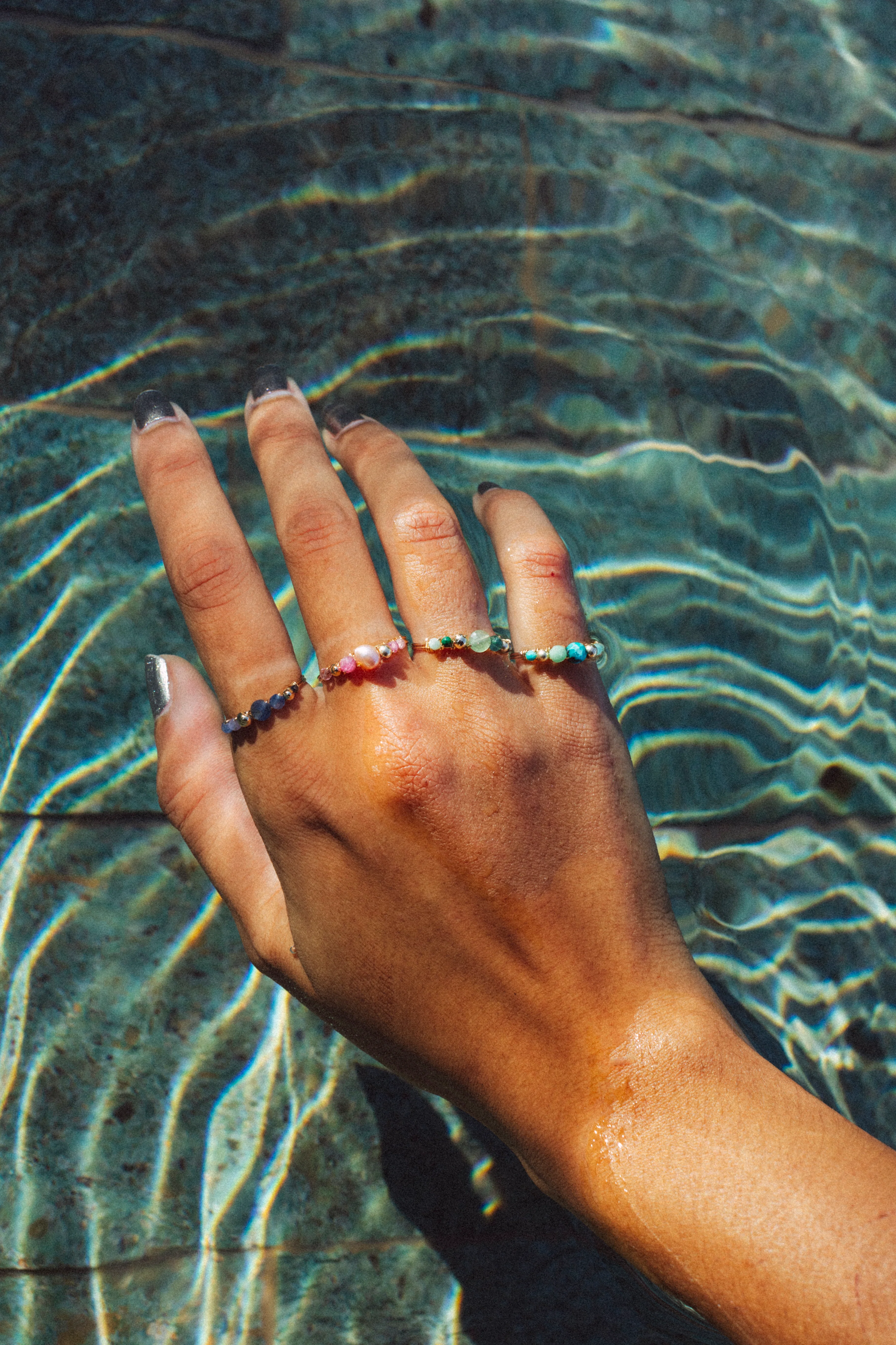 Bague Vénus - Azur - Image 3