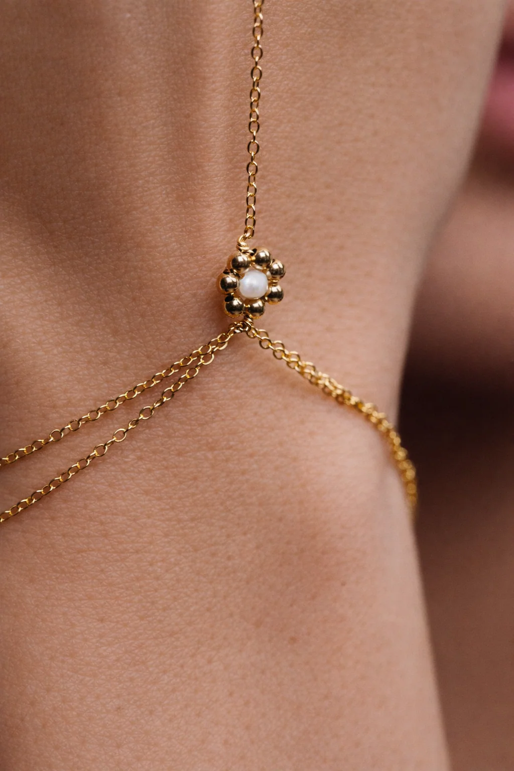 Bijou de main Daisy - Perle de culture - Image 3