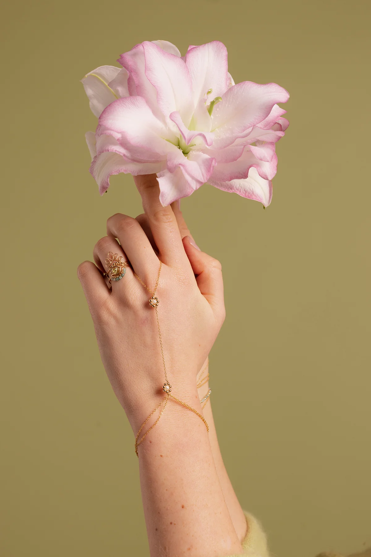 Bijou de main Daisy - Perle de culture - Image 5