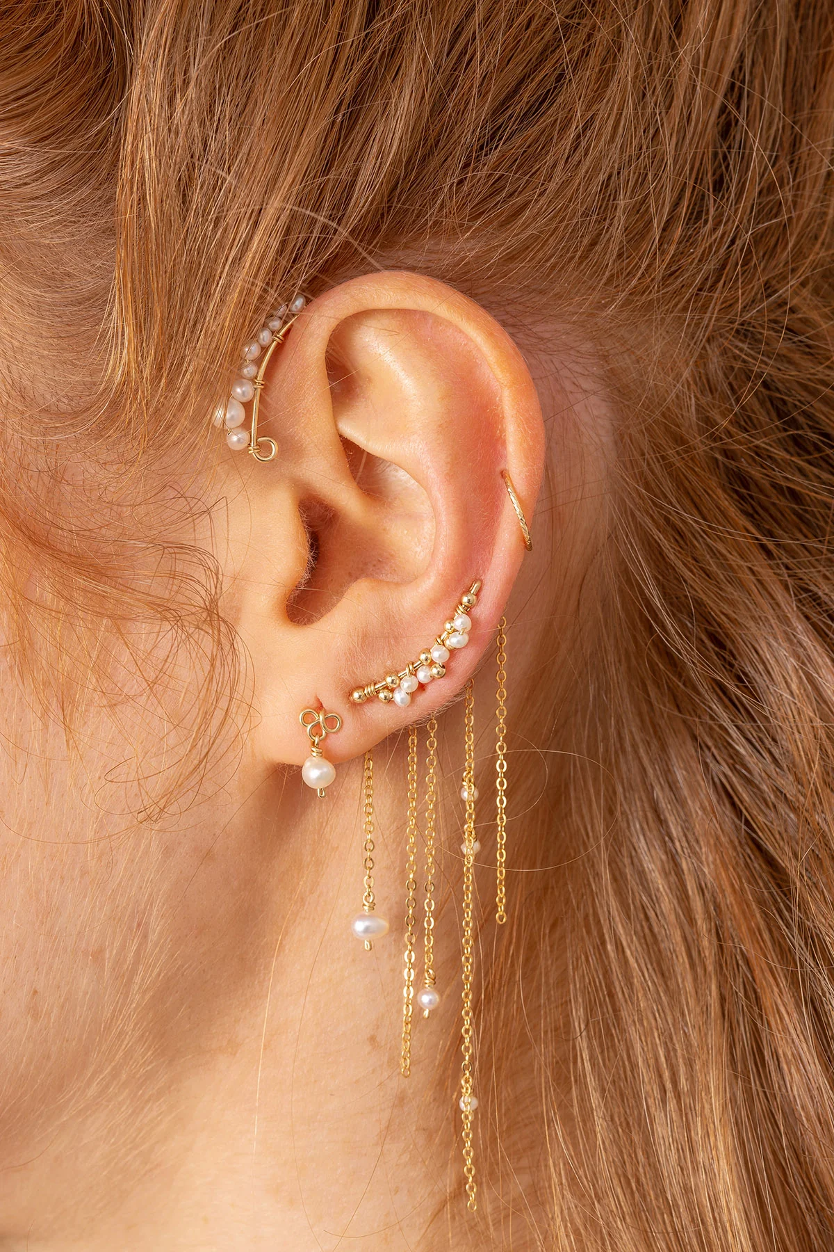 Bijou d'oreille Faraya - Perles de culture - Image 6