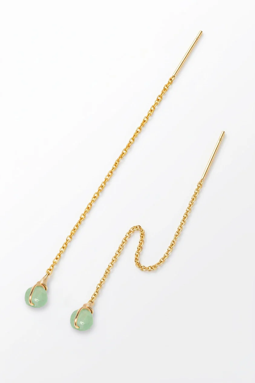 Bijou d'oreille Stella multi-positions - Aventurine - Image 3