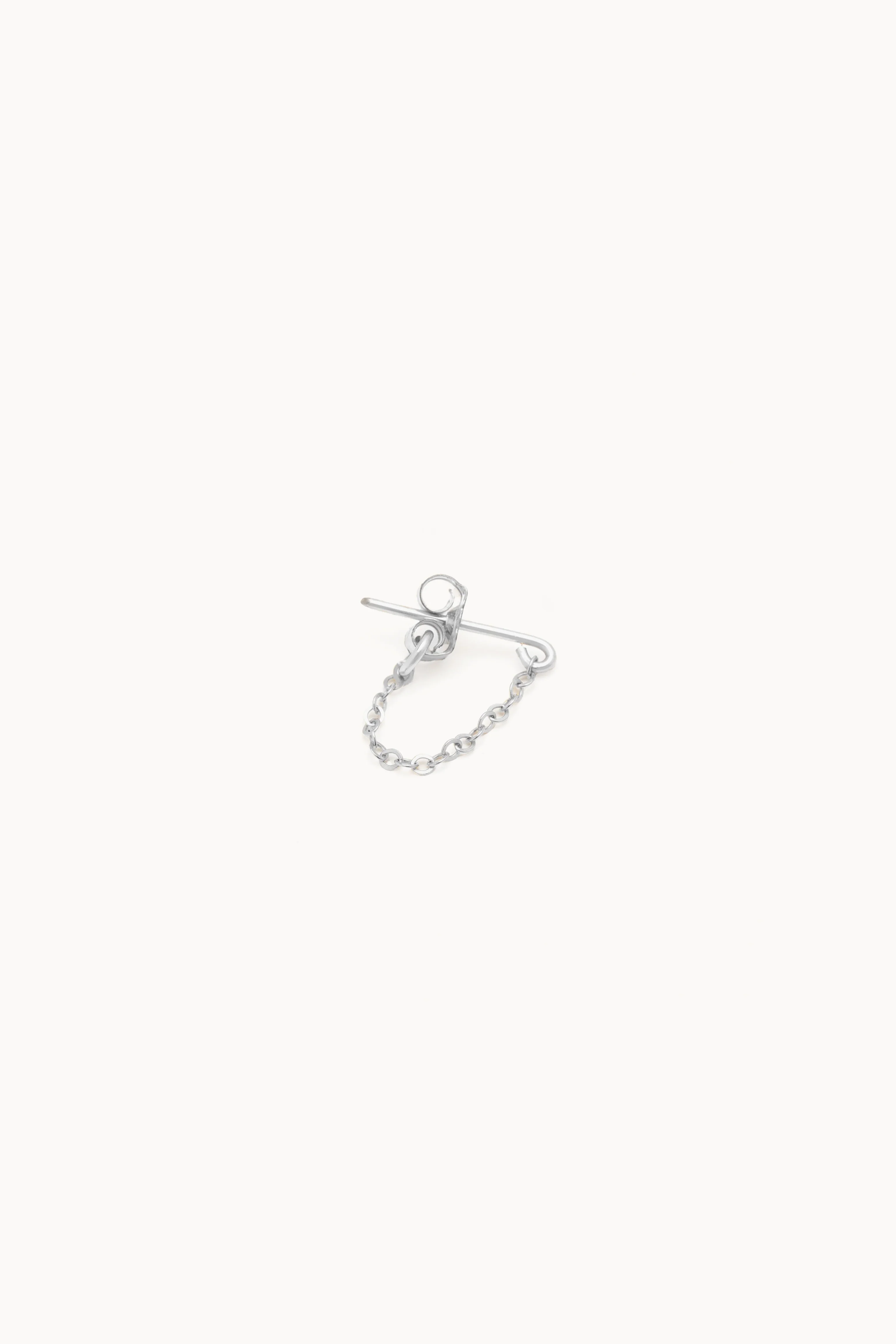Boucles d'oreilles chaînette Essentiel - Argent - Image 4