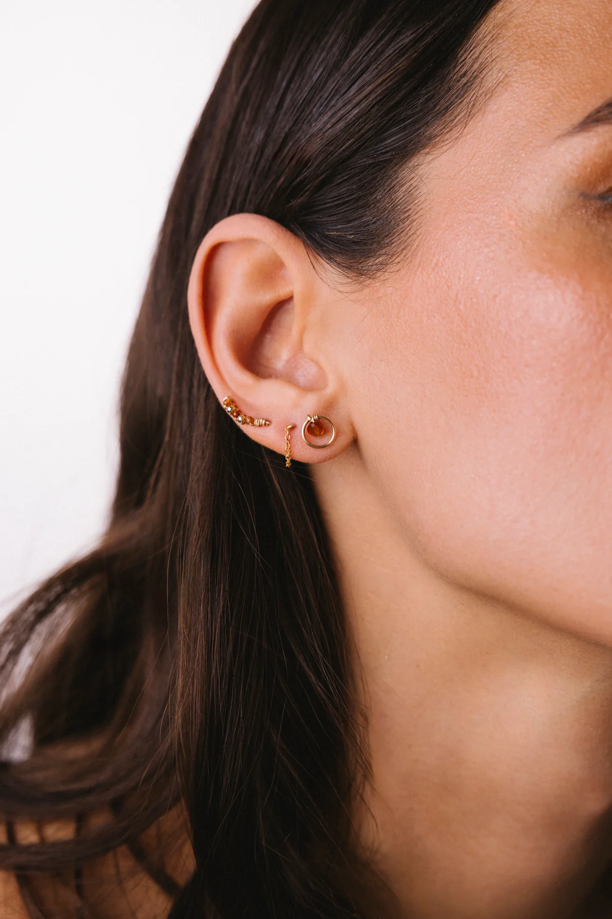Boucles d'oreilles chaînette Essentiel - Image 4