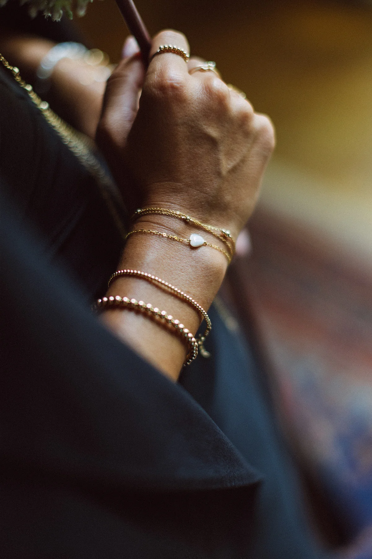 Bracelet Coeur - Nacre - Image 3