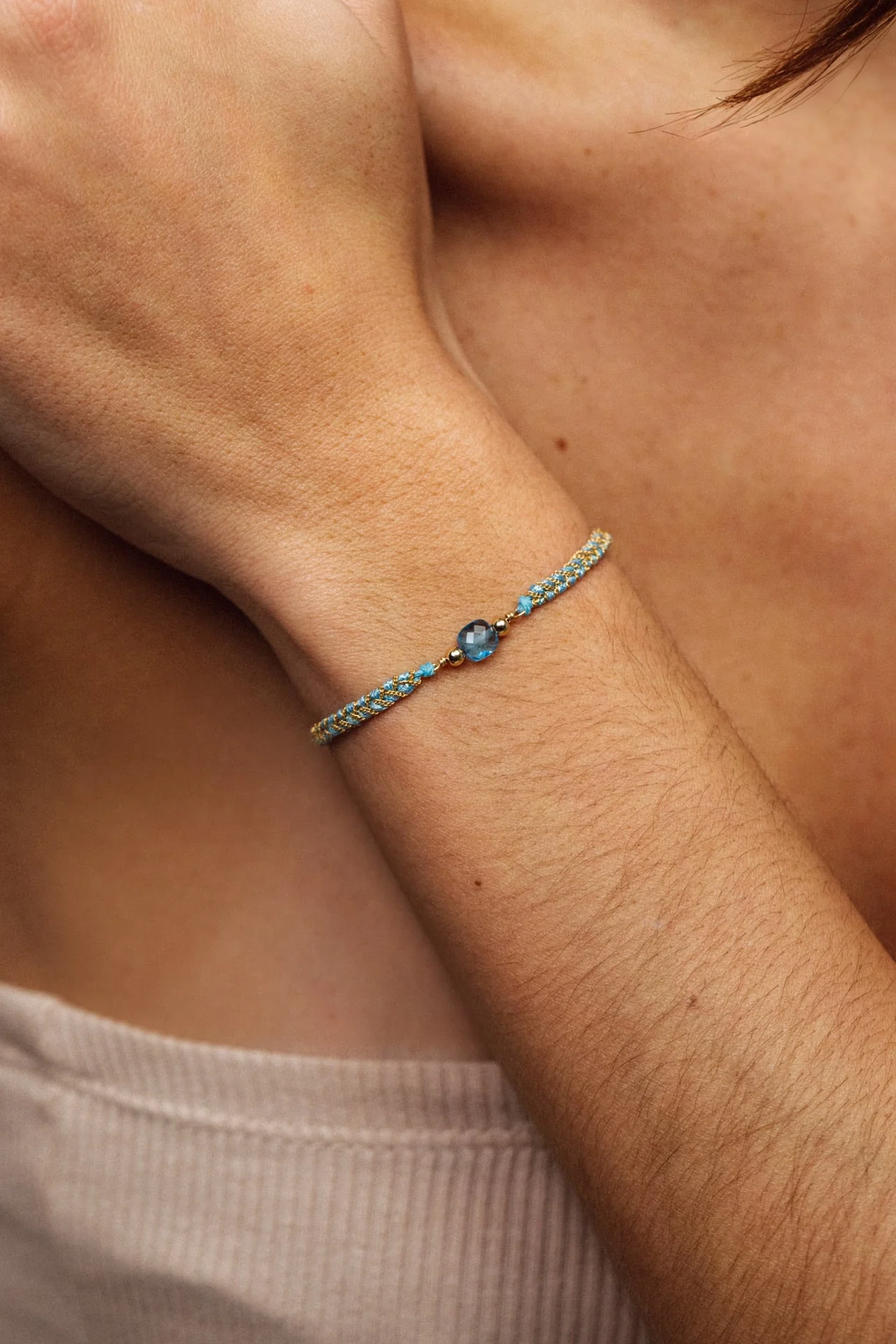 Bracelet cordon Vaiana - Topaze - Image 2