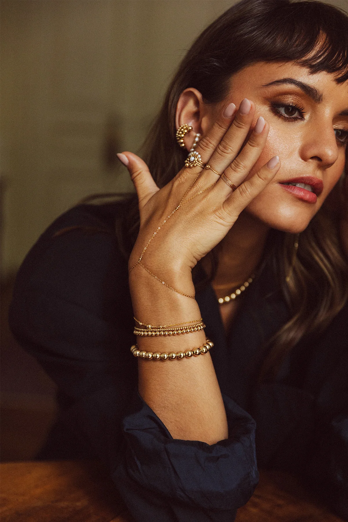 Bracelet Lana Moyennes perles - Or - Image 6