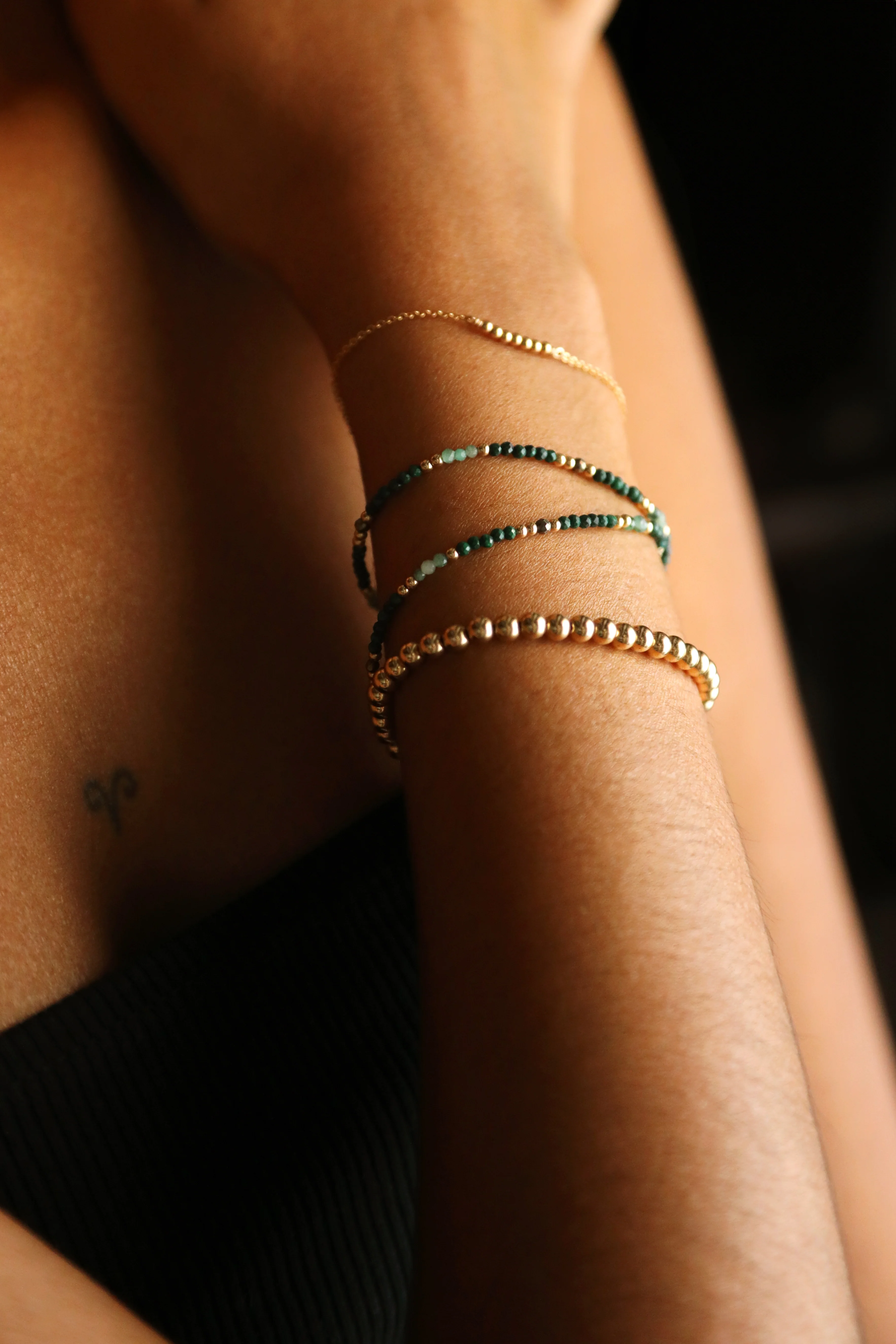 Bracelet Lana Moyennes perles - Or - Image 7