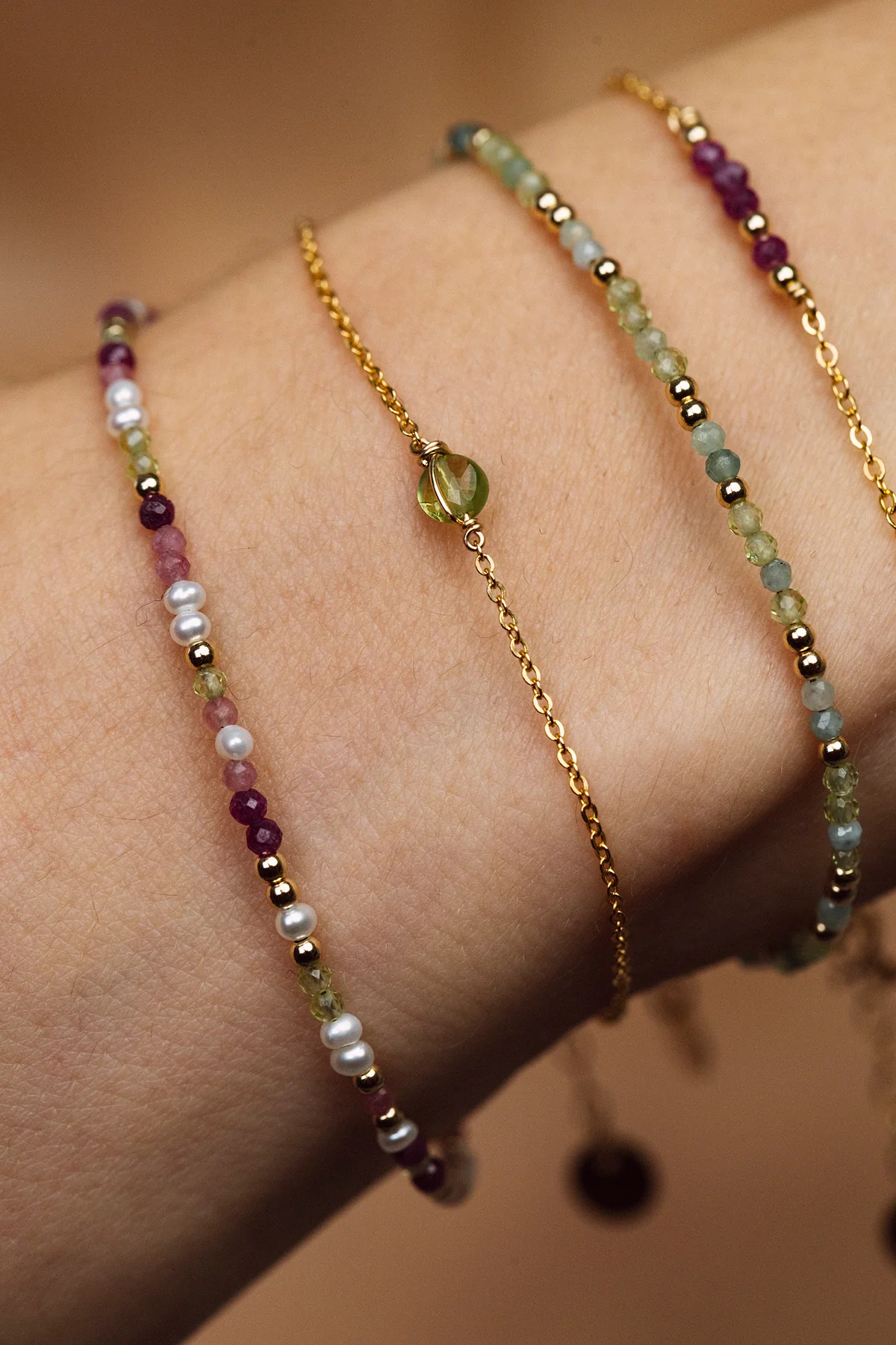 Bracelet Stella - Péridot - Image 2