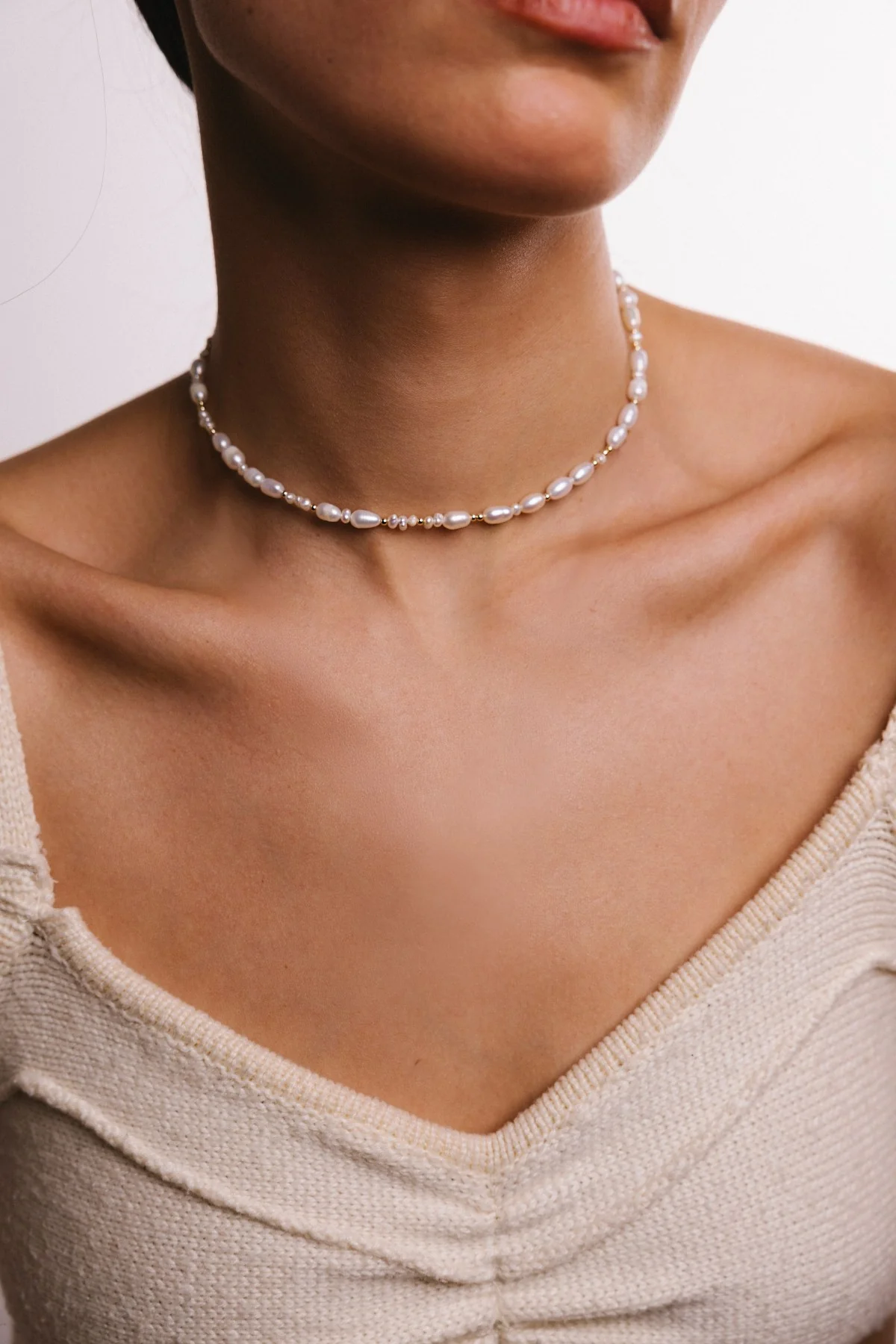 Coffret Collier & Bracelet Grain de riz - Image 3