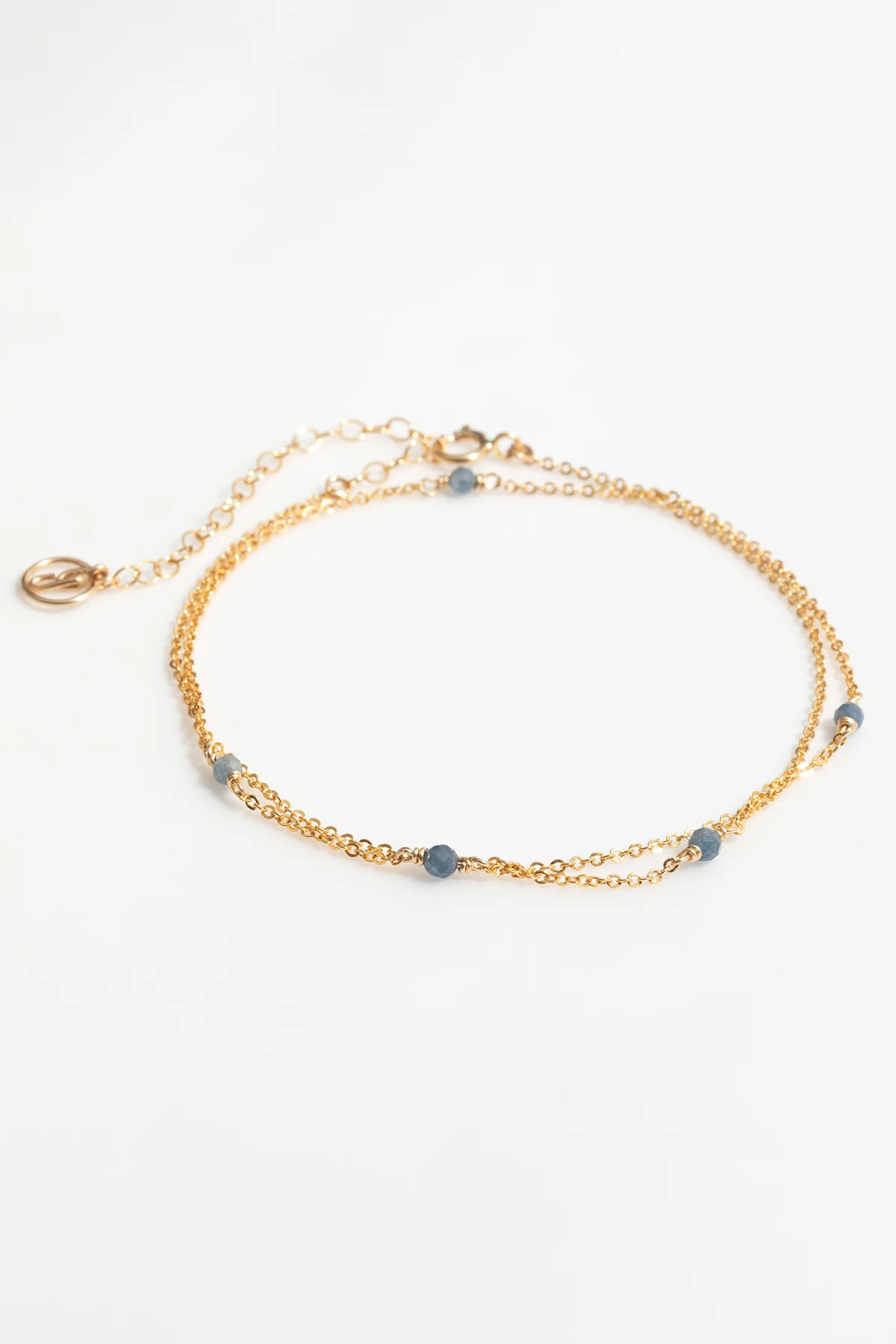 Bracelet-collier Satellite - Saphir