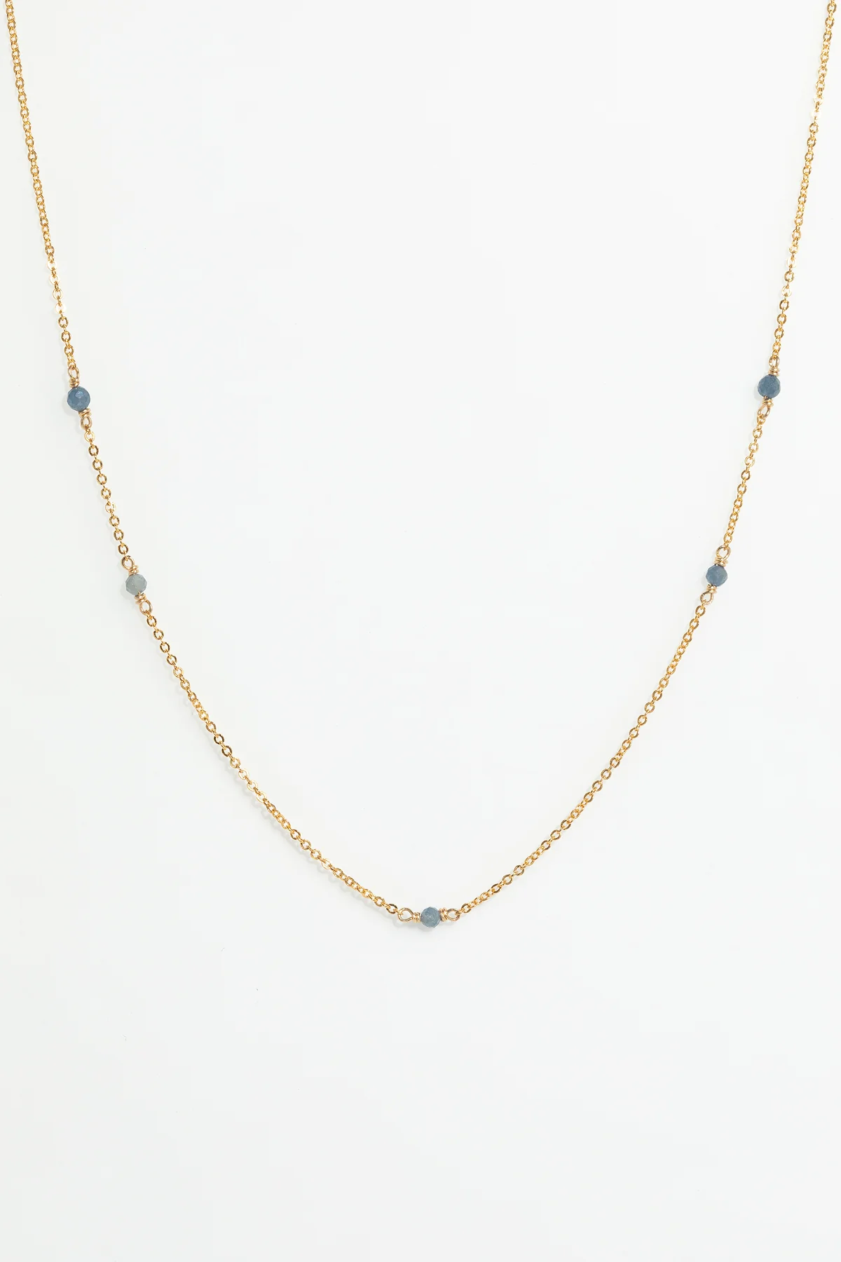 Bracelet-collier Satellite - Saphir - Image 5
