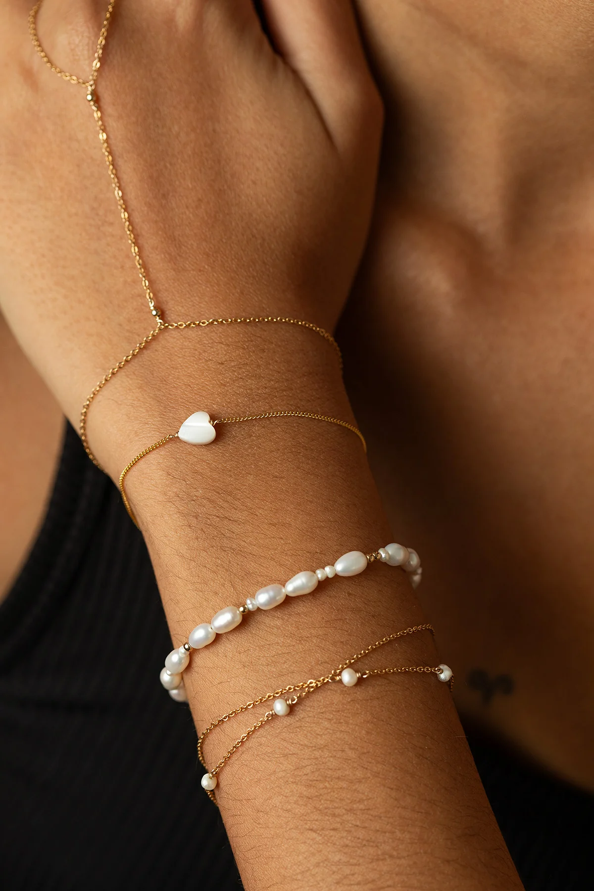 Collier-Bracelet Satellite - Perles de culture - Image 7