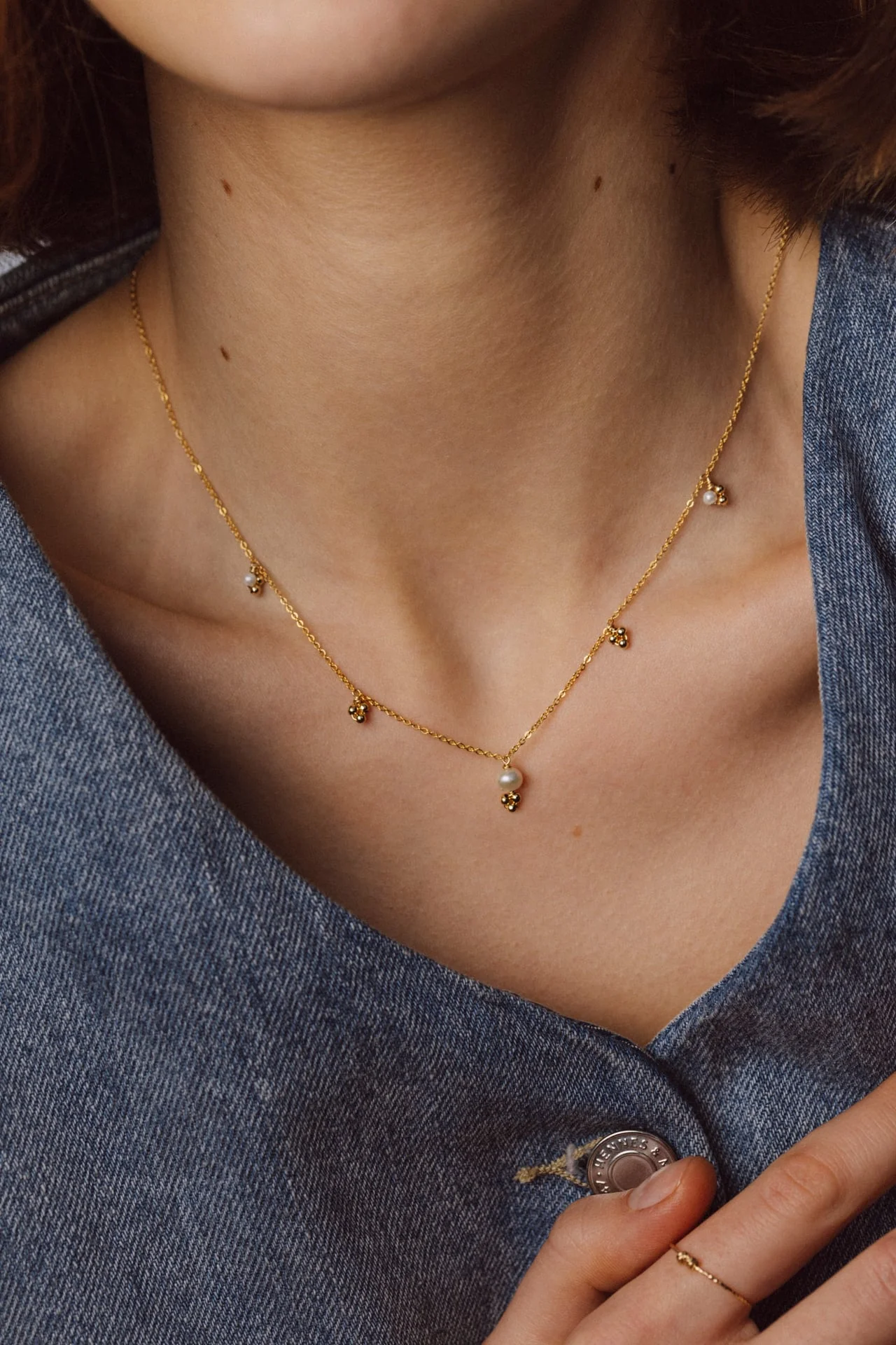 Collier Gaïa - Perle de culture - Image 3