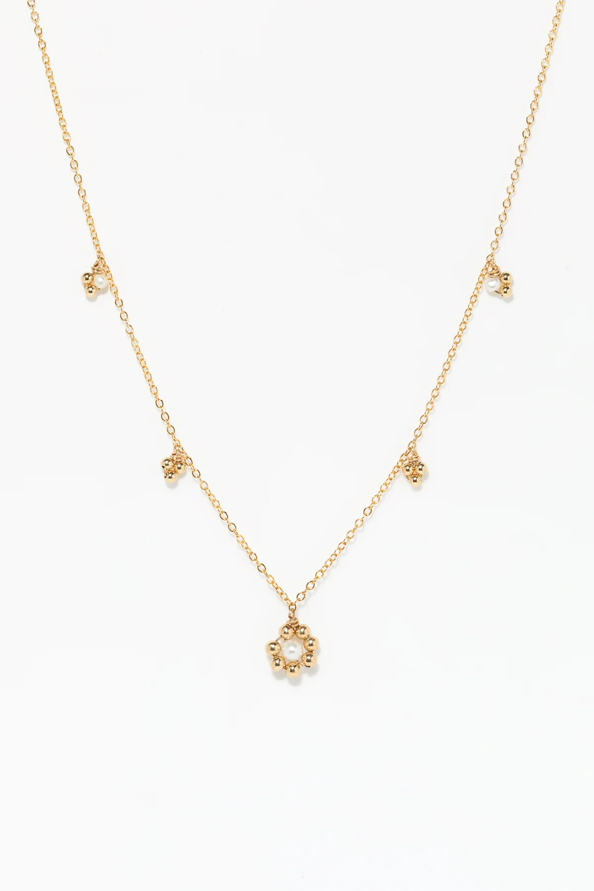 Collier grelot Daisy - Perle de culture