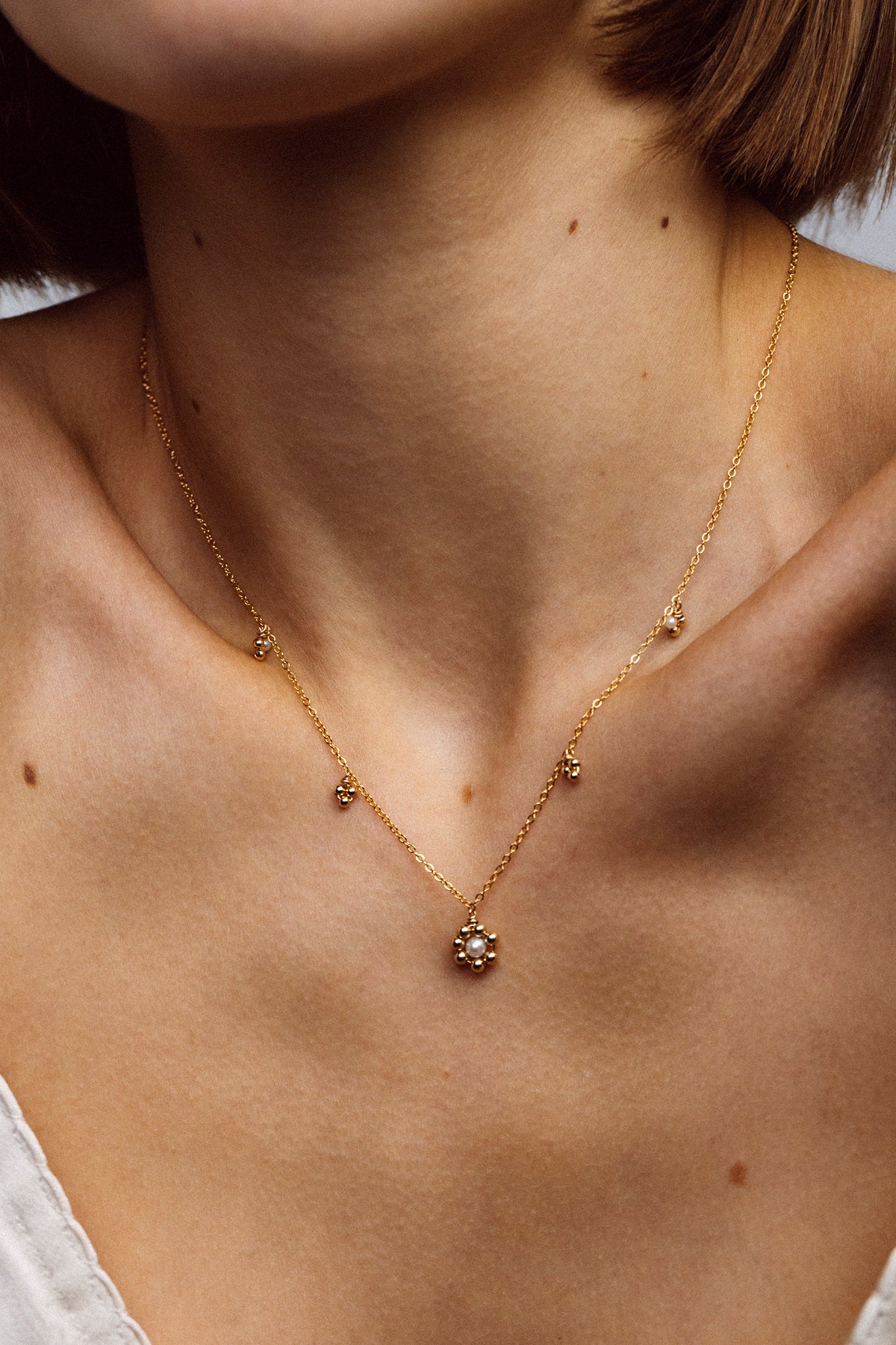 Collier grelot Daisy - Perle de culture - Image 2
