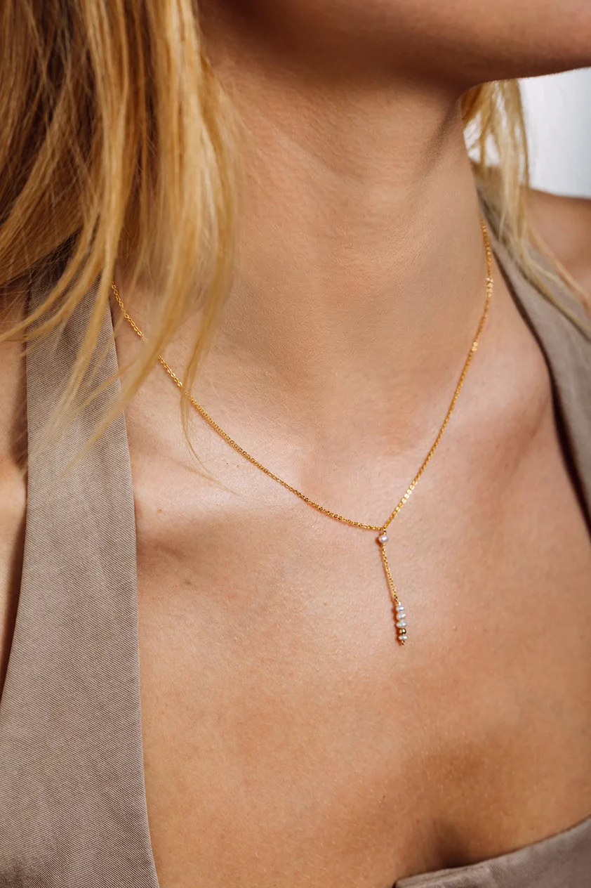 Collier long Théa - Perle de culture - Image 4
