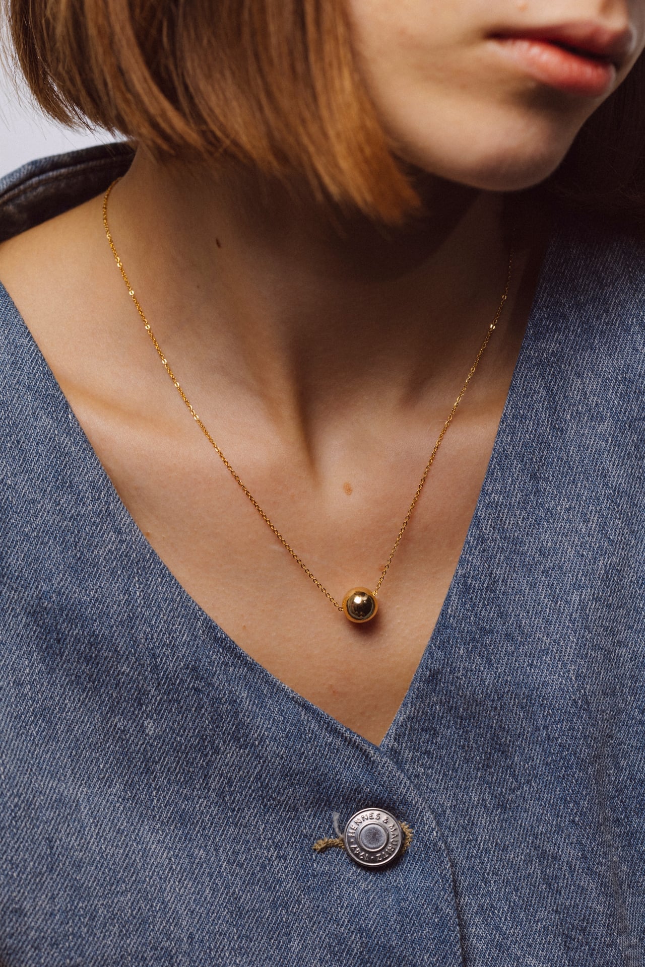 Collier long Stella - Or - Image 3