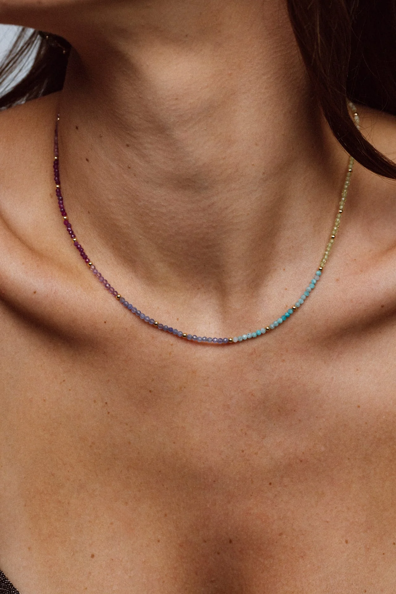Collier Queen 40cm - Multicolore - Image 3
