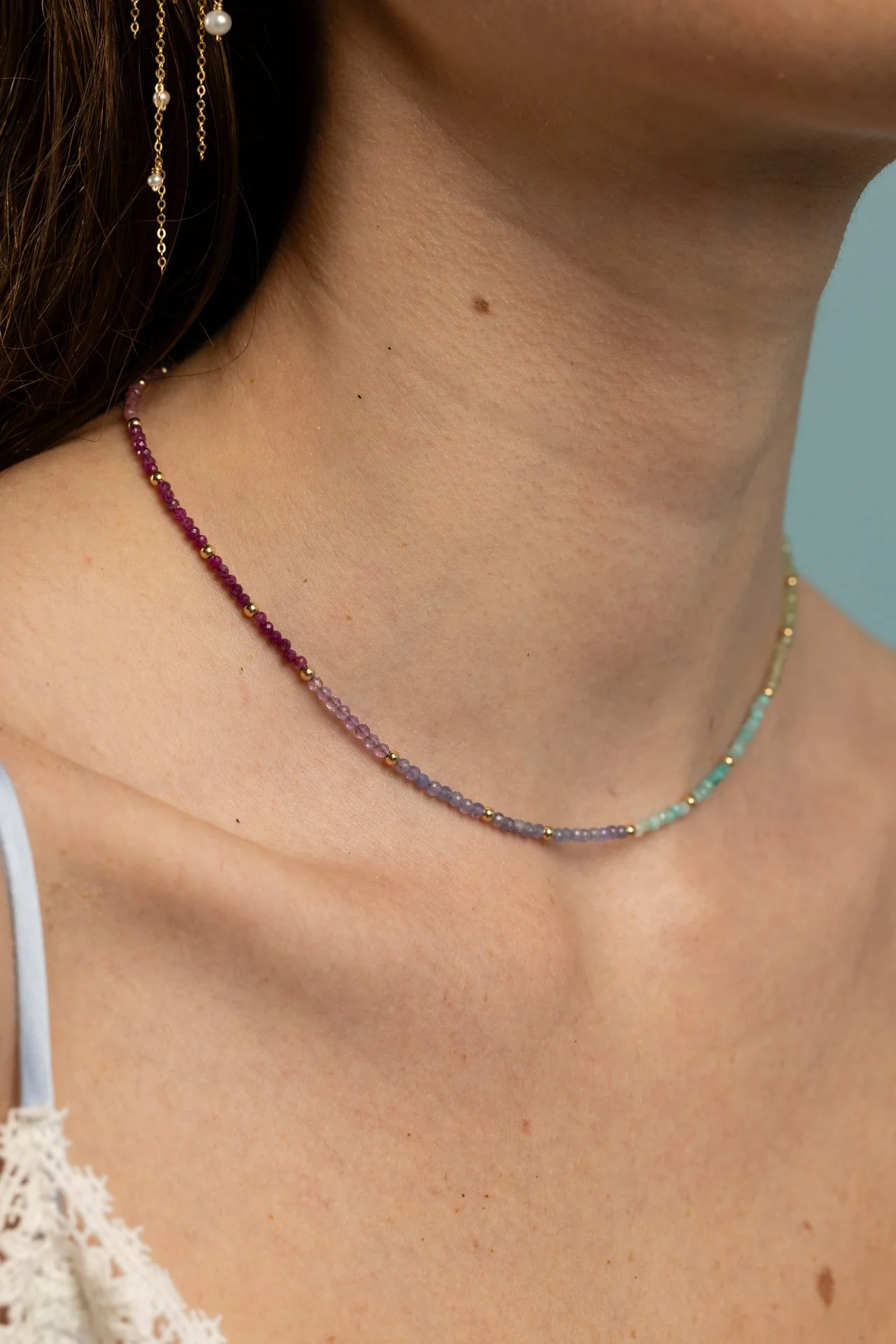 Collier Queen 40cm - Multicolore - Image 4