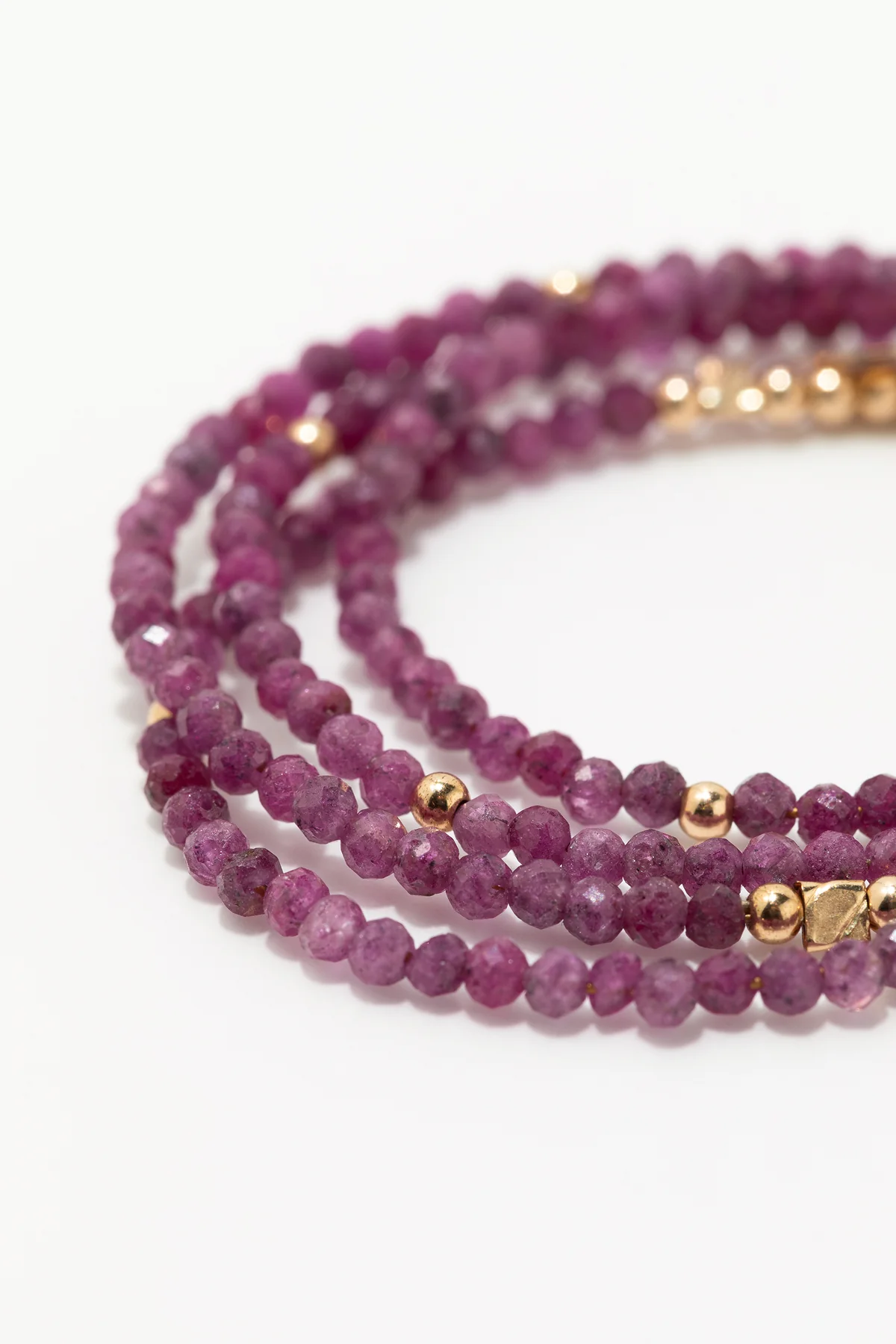 Collier Queen 40cm - Rubis - Image 3