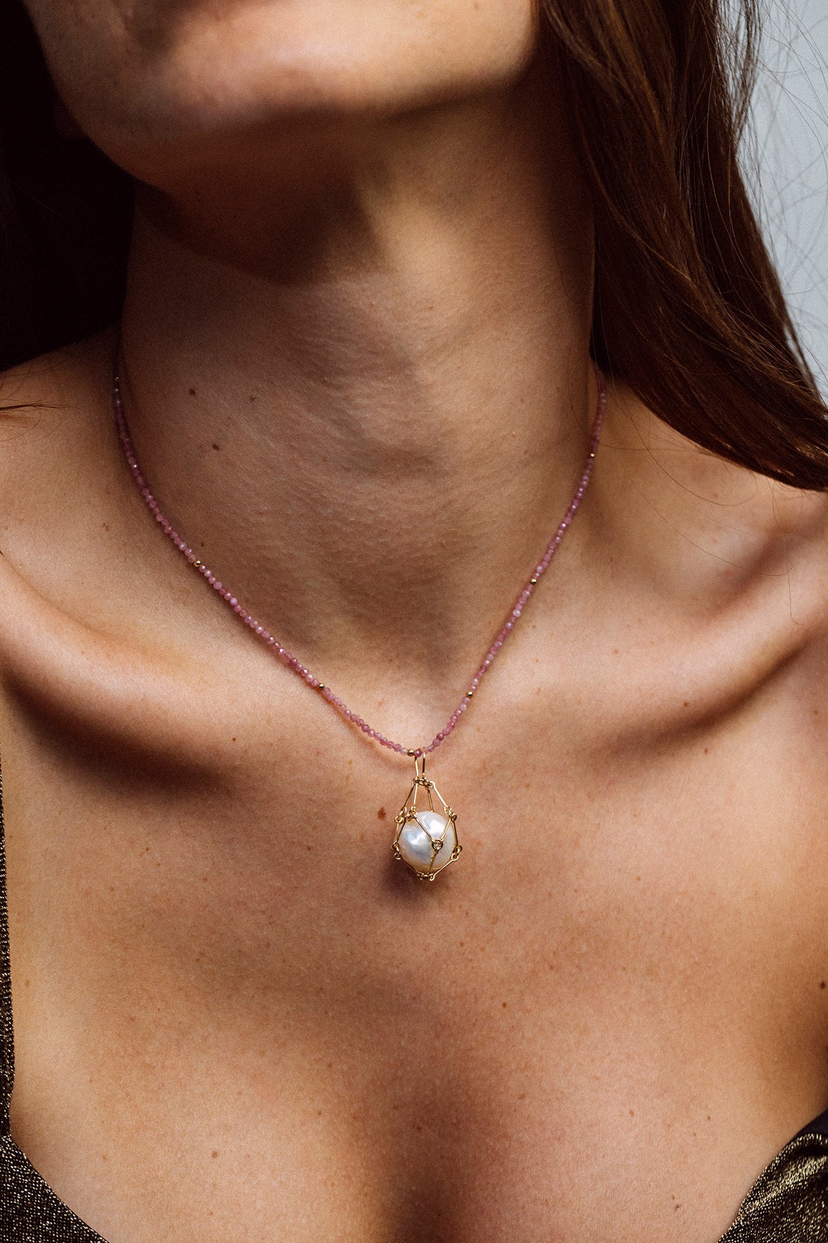 Collier Queen 40cm - Tourmaline - Image 2