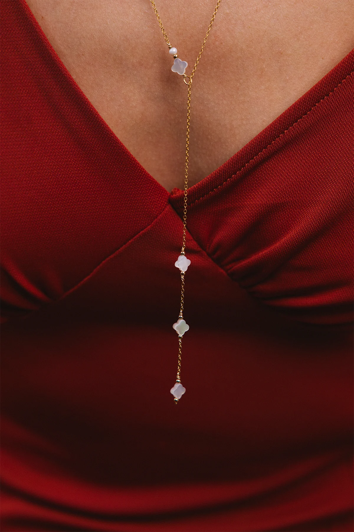 Collier réglable Swan - Nacre - Image 2