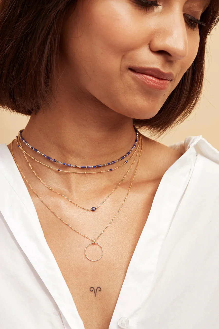 Collier Stella - Saphir - Image 3