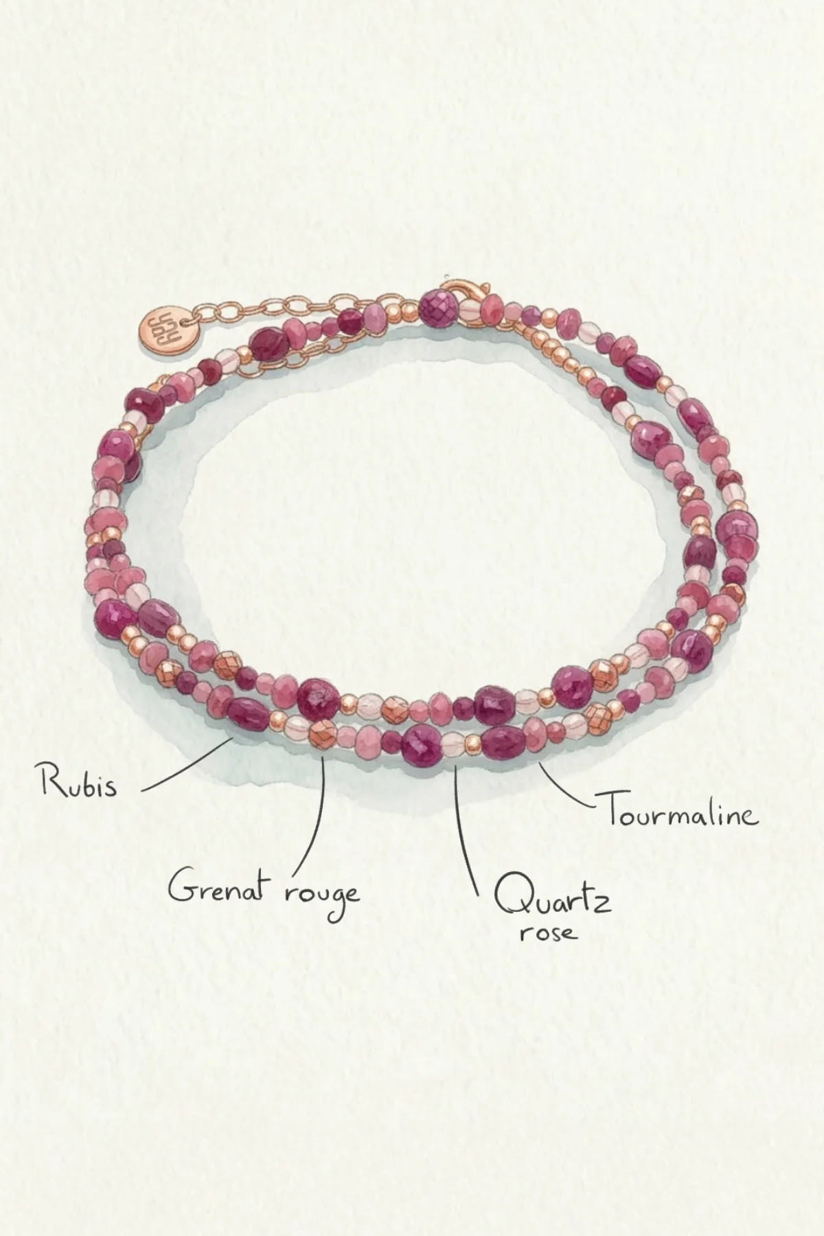 Collier Vénus - Grenadine - Image 3