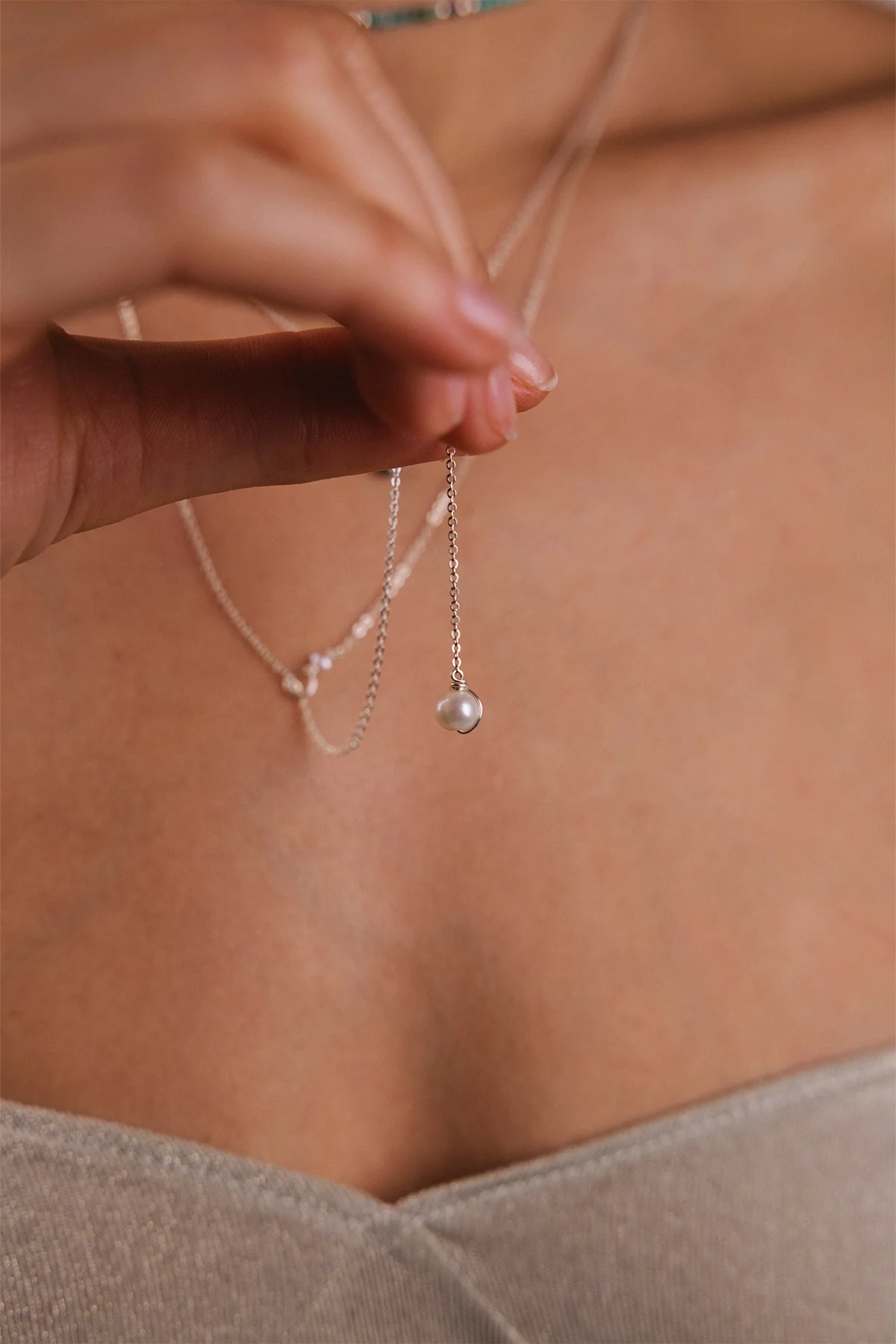 Collier Vice Versa - Argent - Image 2