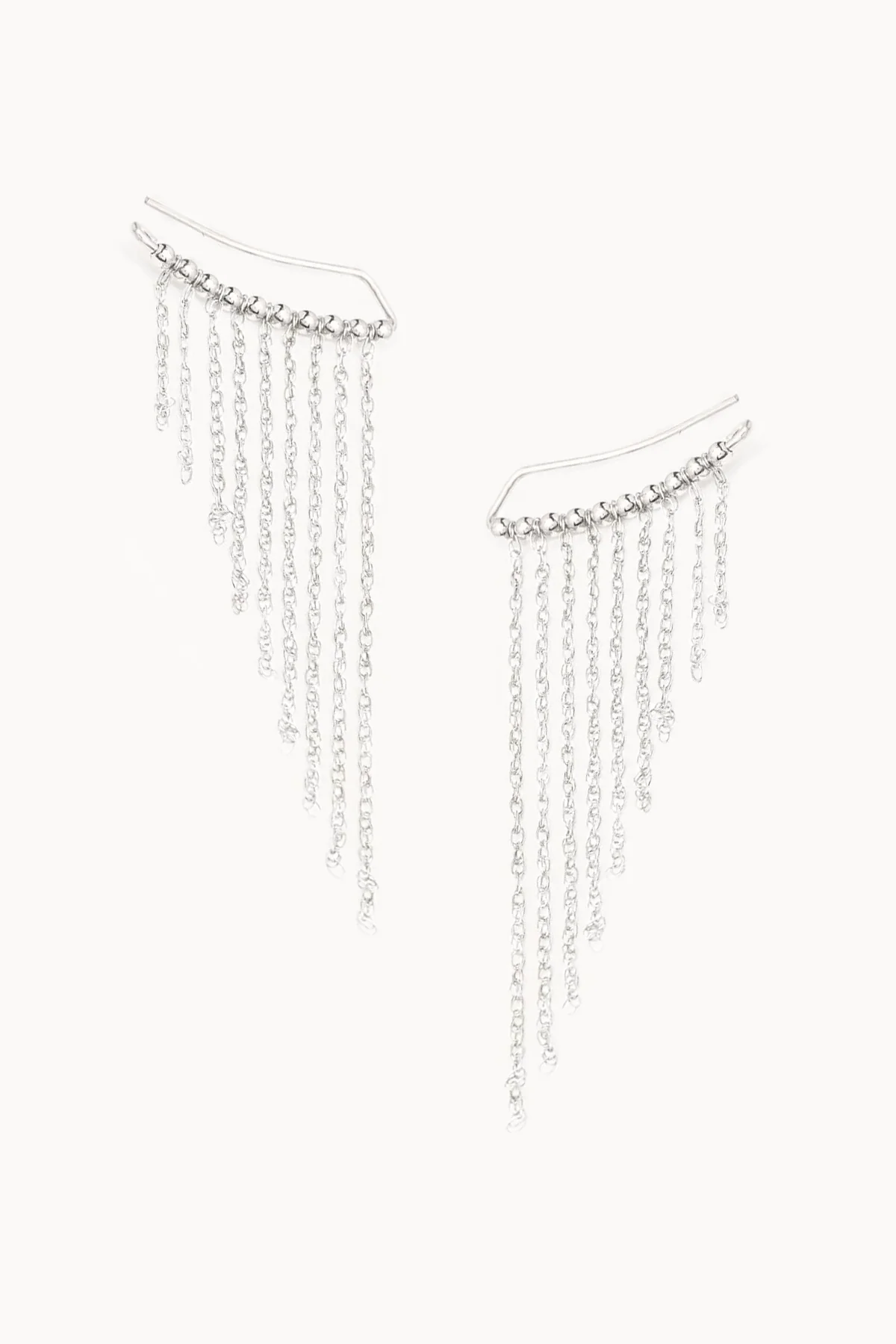Grand climber franges - Argent - Image 3