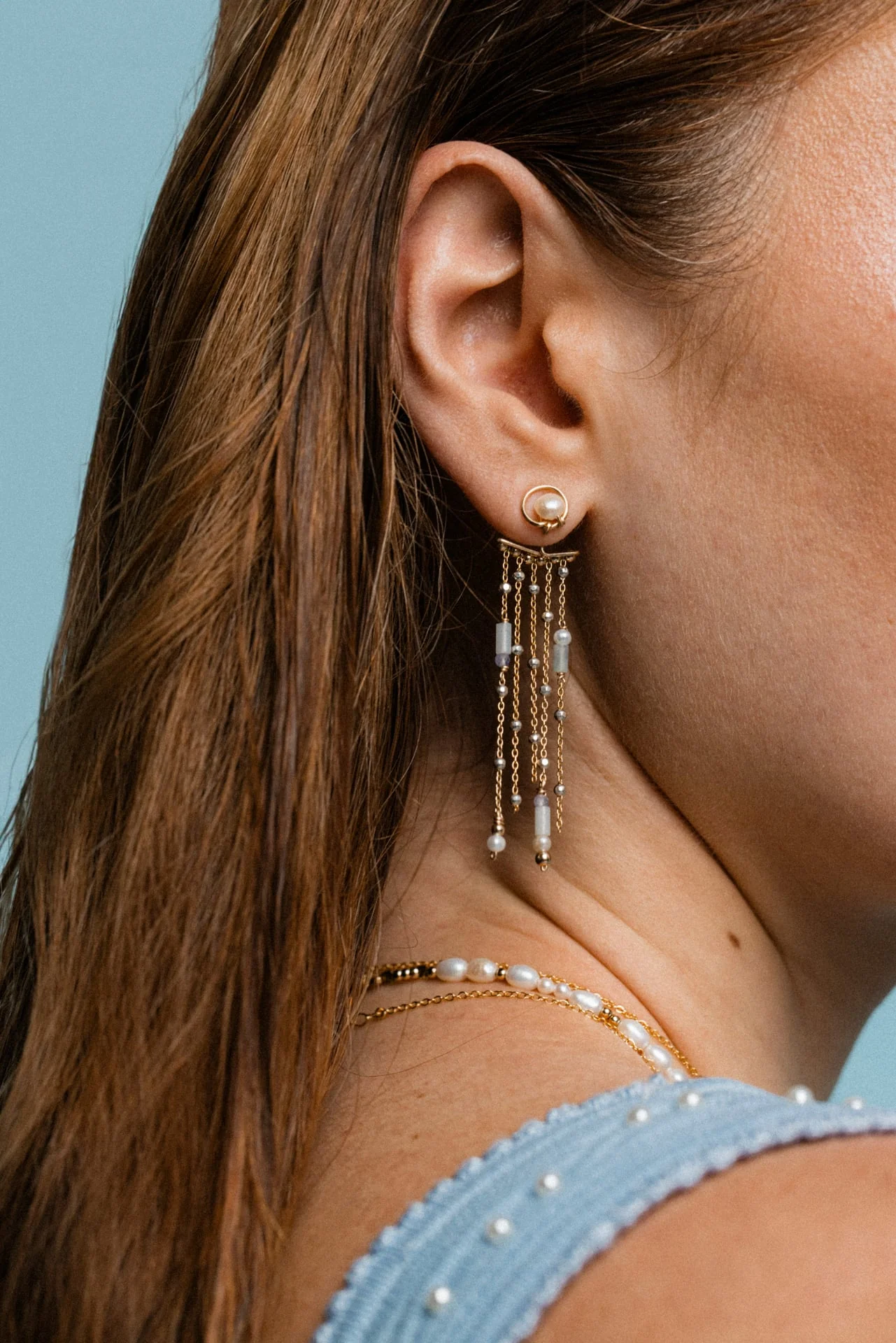Dos de boucle d'oreille Arielle - Image 5