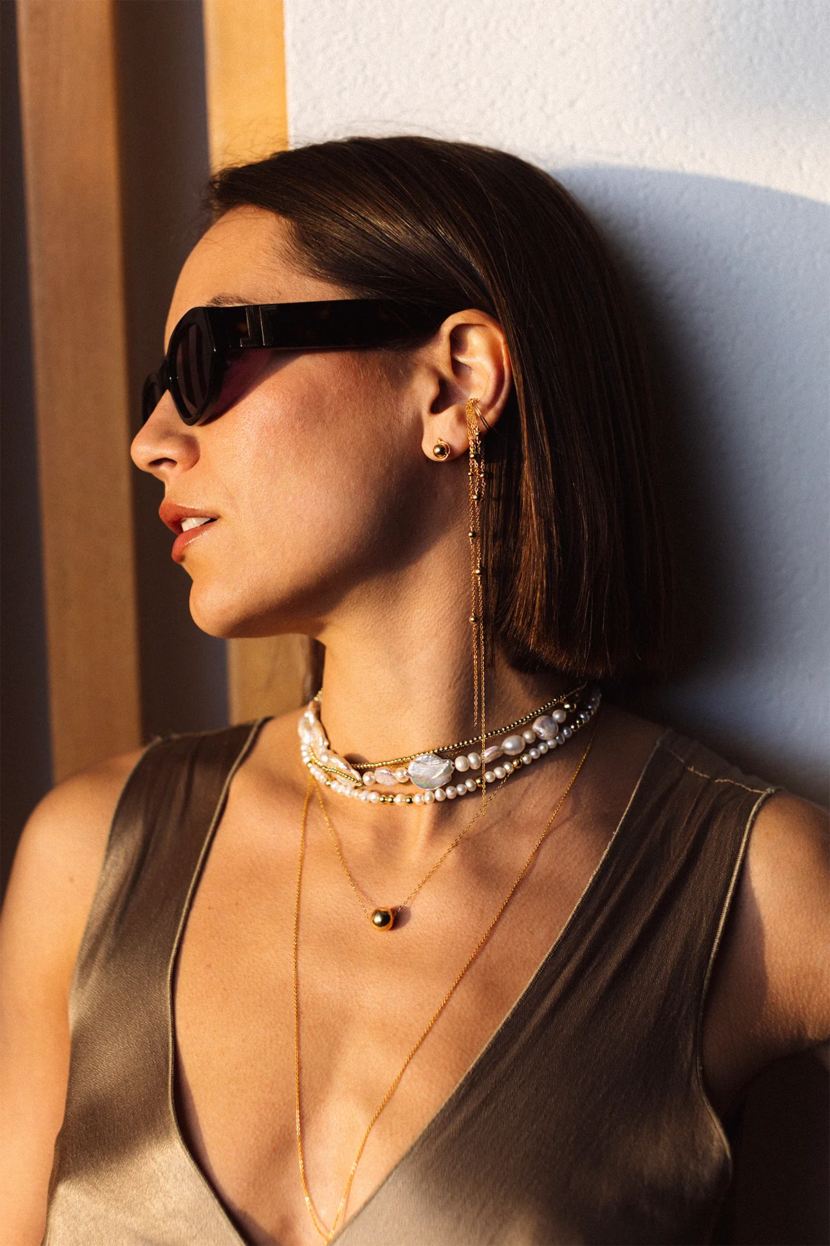 Faux piercing Maia - Or - Image 3