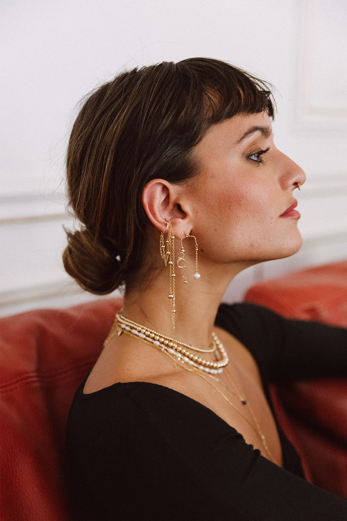 Faux piercing Maia - Or - Image 6