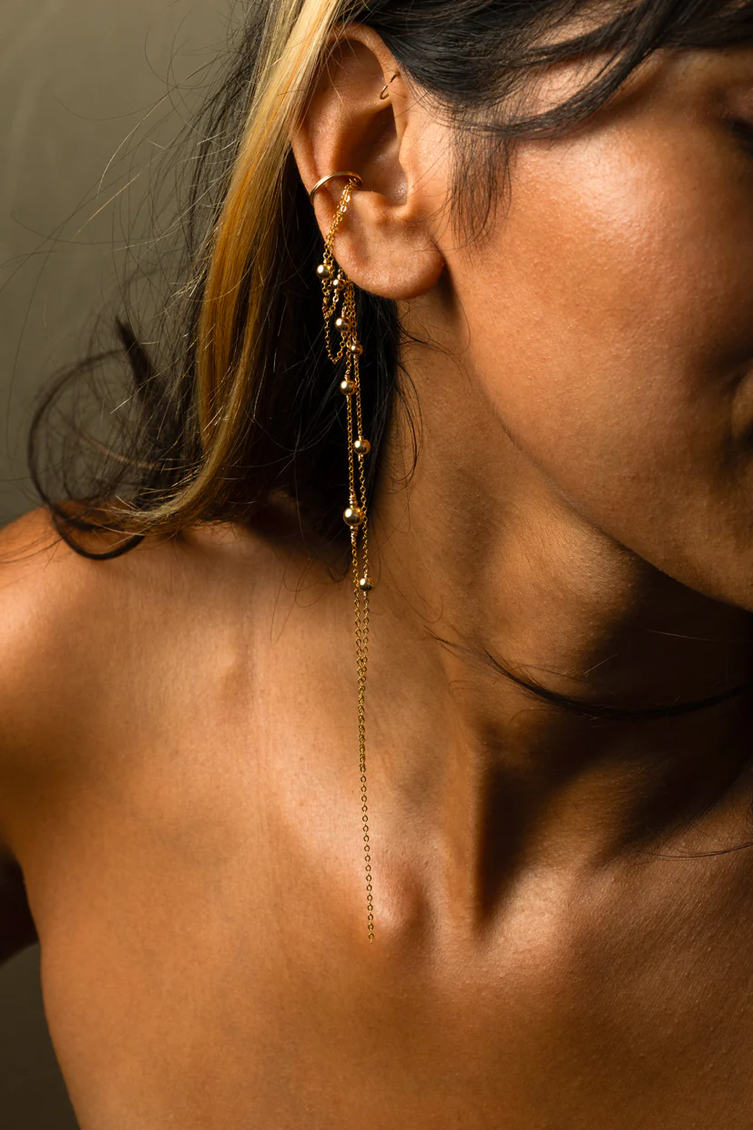 Faux piercing Maia - Or - Image 7