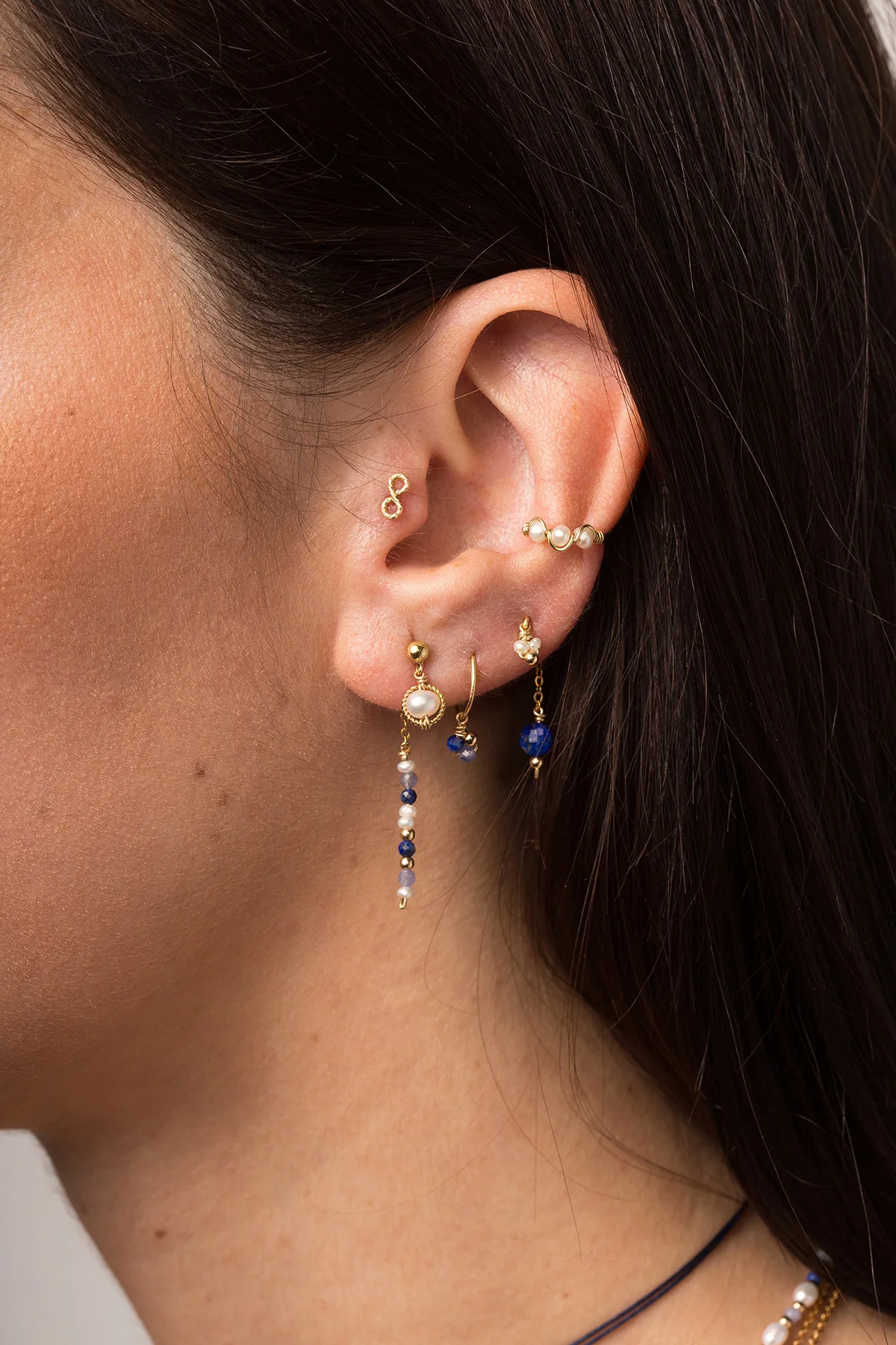 Faux piercing Vague - Perles de culture - Image 3