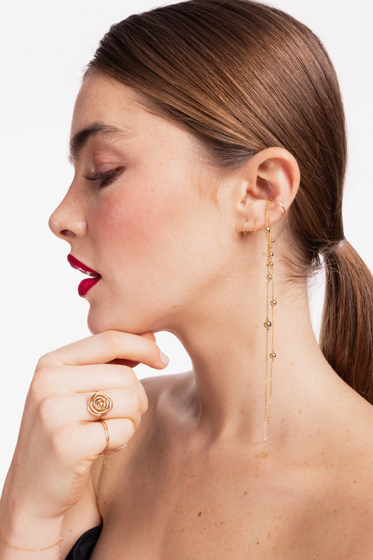 Maxi Bague Rosa - Or - Image 3